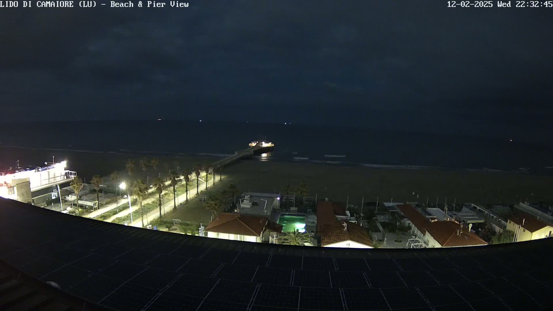 Versilia Beach , Lido di Camaiore Live Cam -  Lucca, Italy