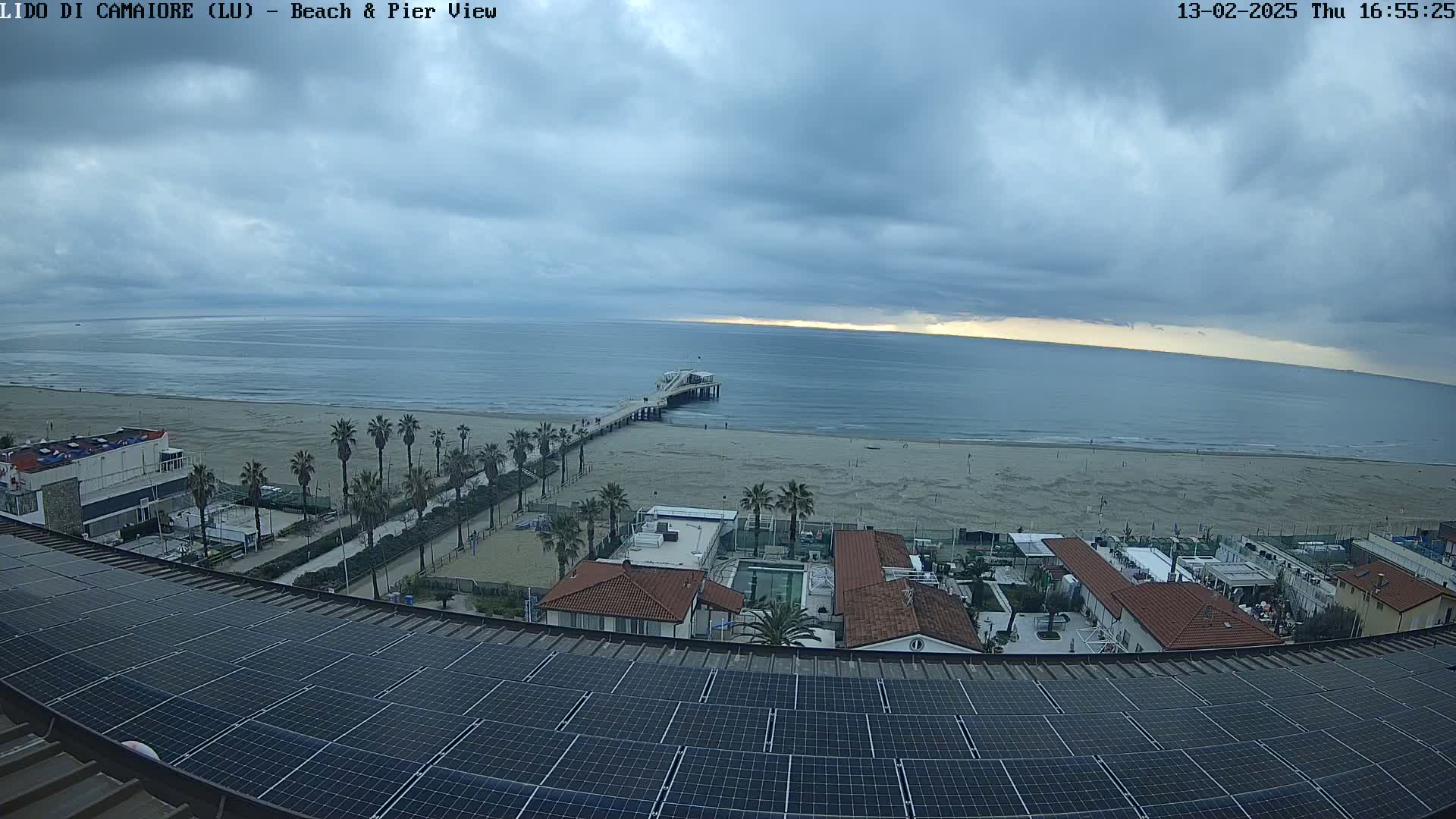 Versilia Beach , Lido di Camaiore Live Cam -  Lucca, Italy