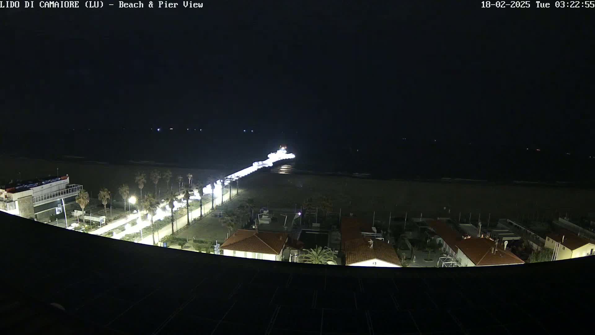 Versilia Beach , Lido di Camaiore Live Cam -  Lucca, Italy