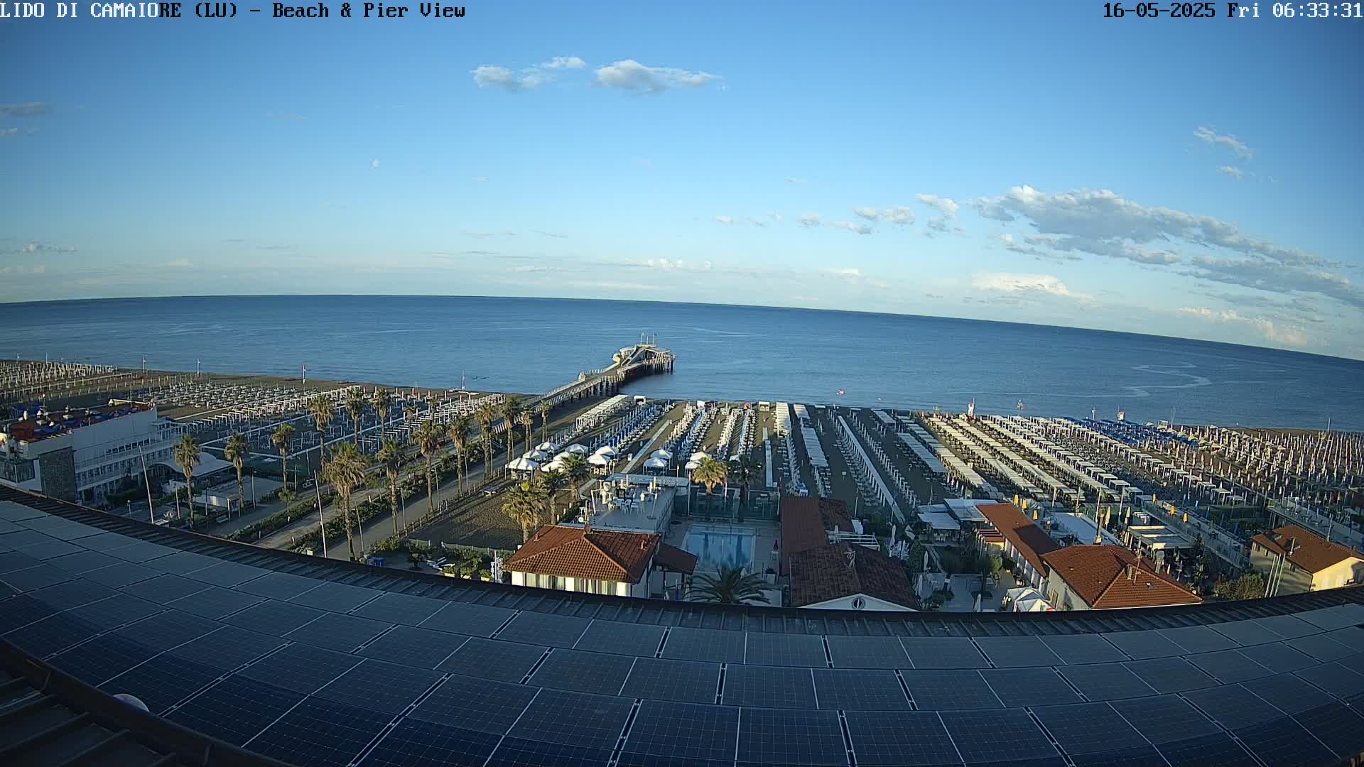 Versilia Beach , Lido di Camaiore Live Cam -  Lucca, Italy