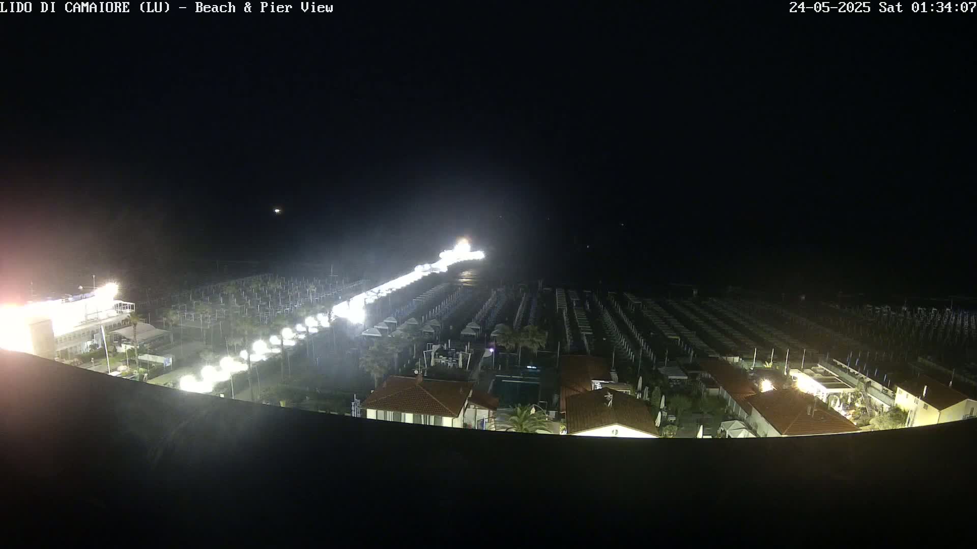 Versilia Beach , Lido di Camaiore Live Cam -  Lucca, Italy