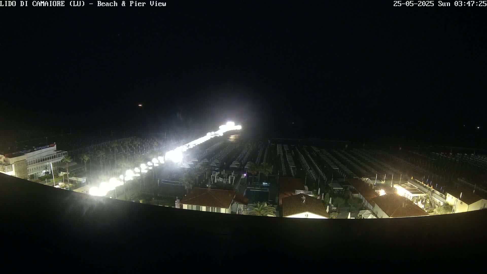 Versilia Beach , Lido di Camaiore Live Cam -  Lucca, Italy