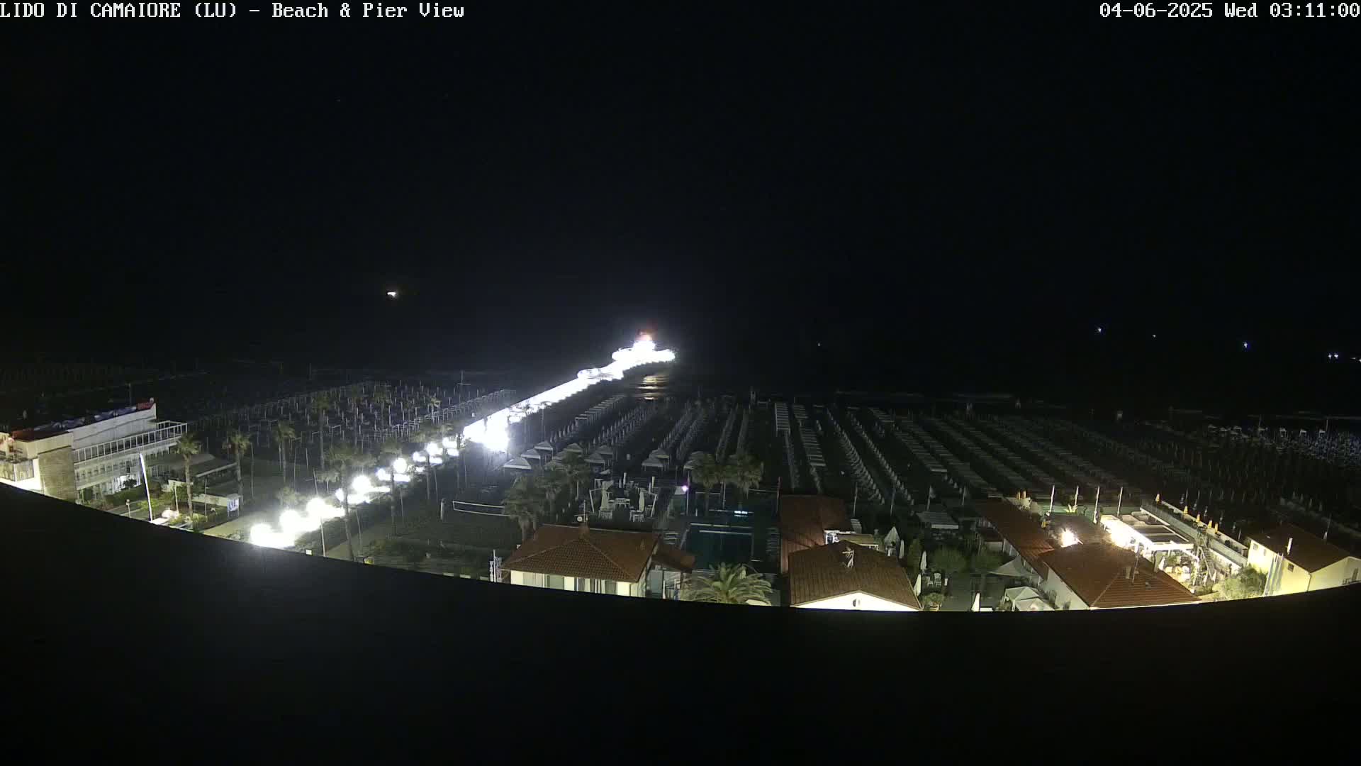 Versilia Beach , Lido di Camaiore Live Cam -  Lucca, Italy