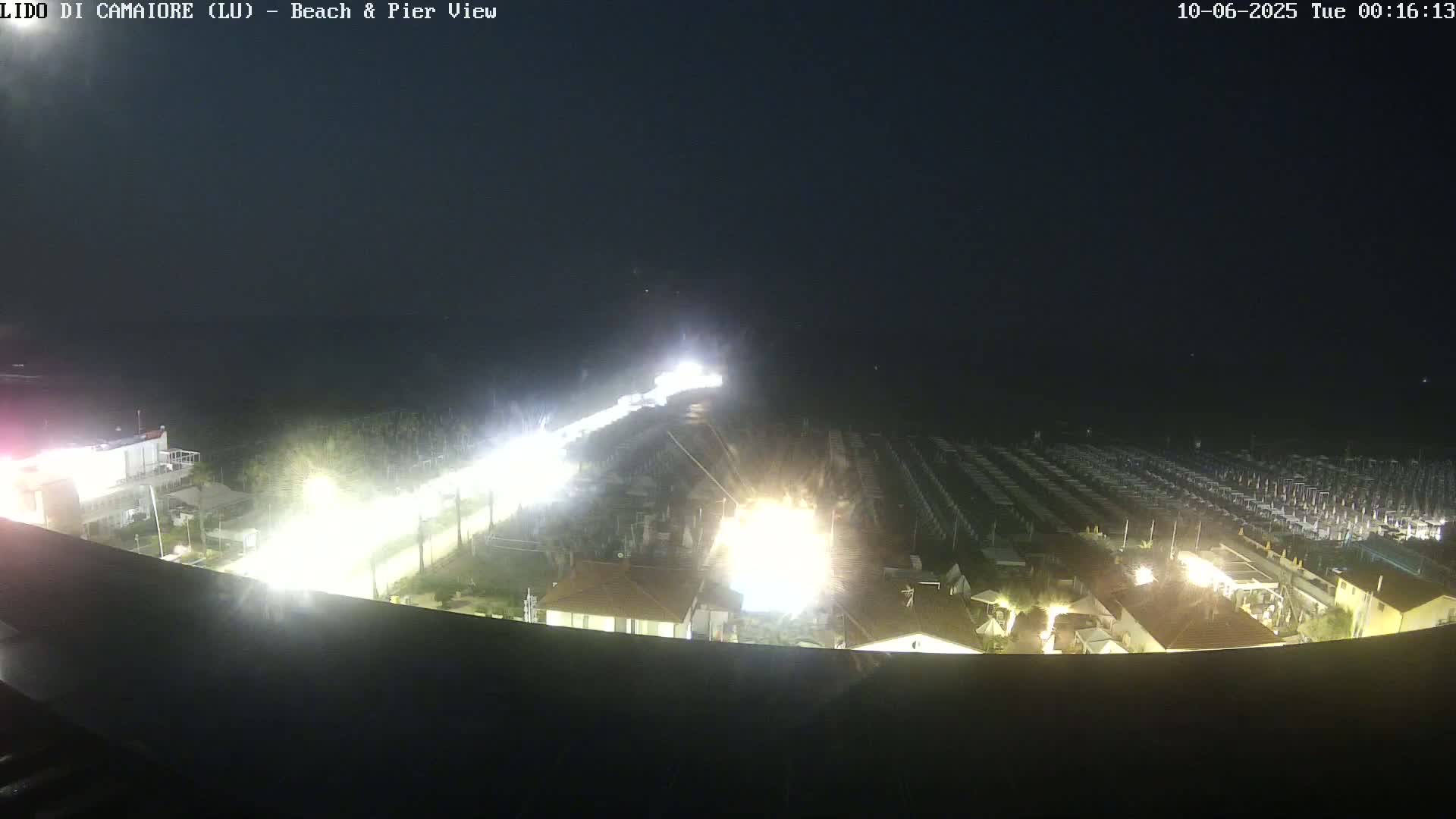 Versilia Beach , Lido di Camaiore Live Cam -  Lucca, Italy