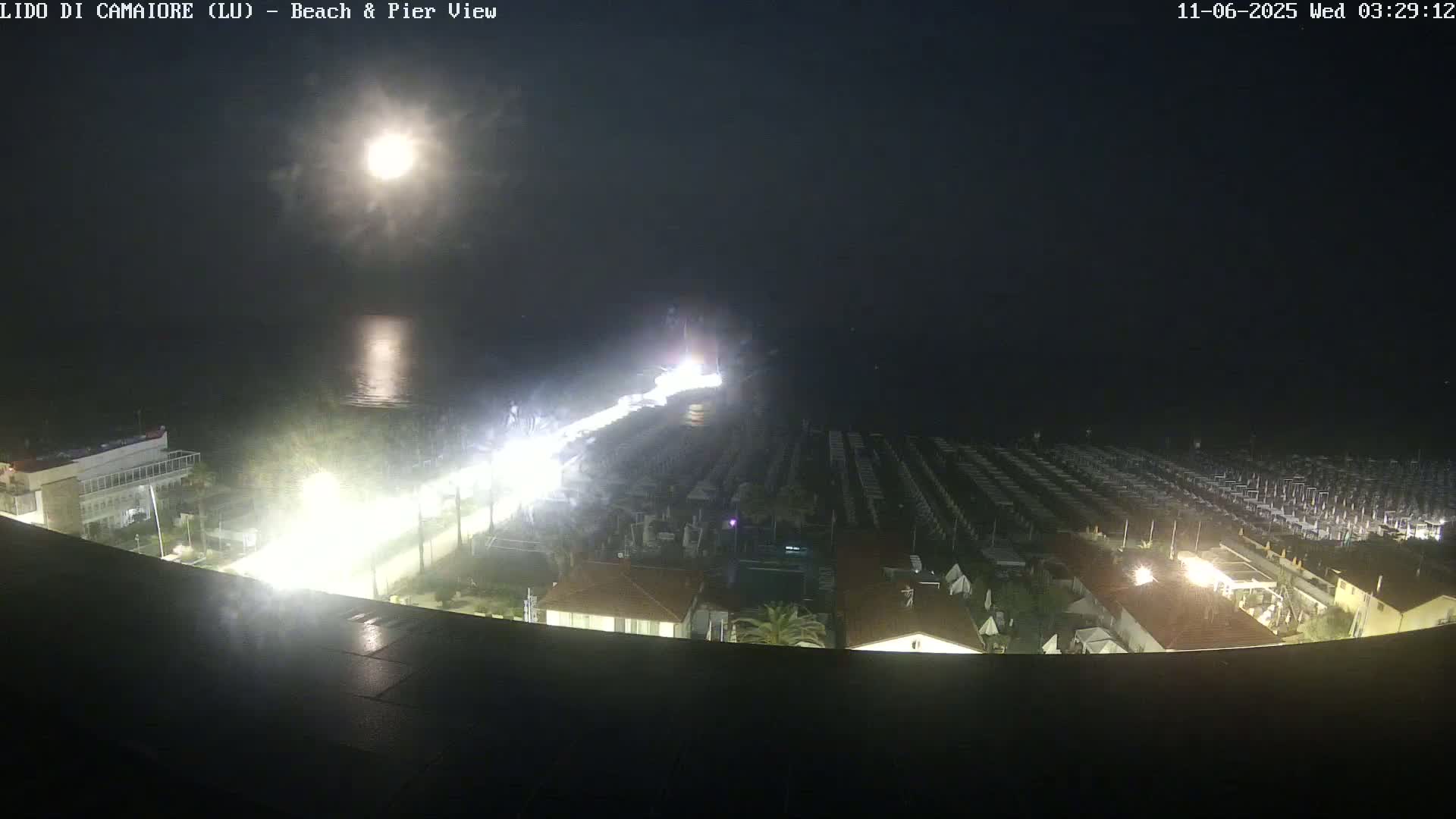 Versilia Beach , Lido di Camaiore Live Cam -  Lucca, Italy