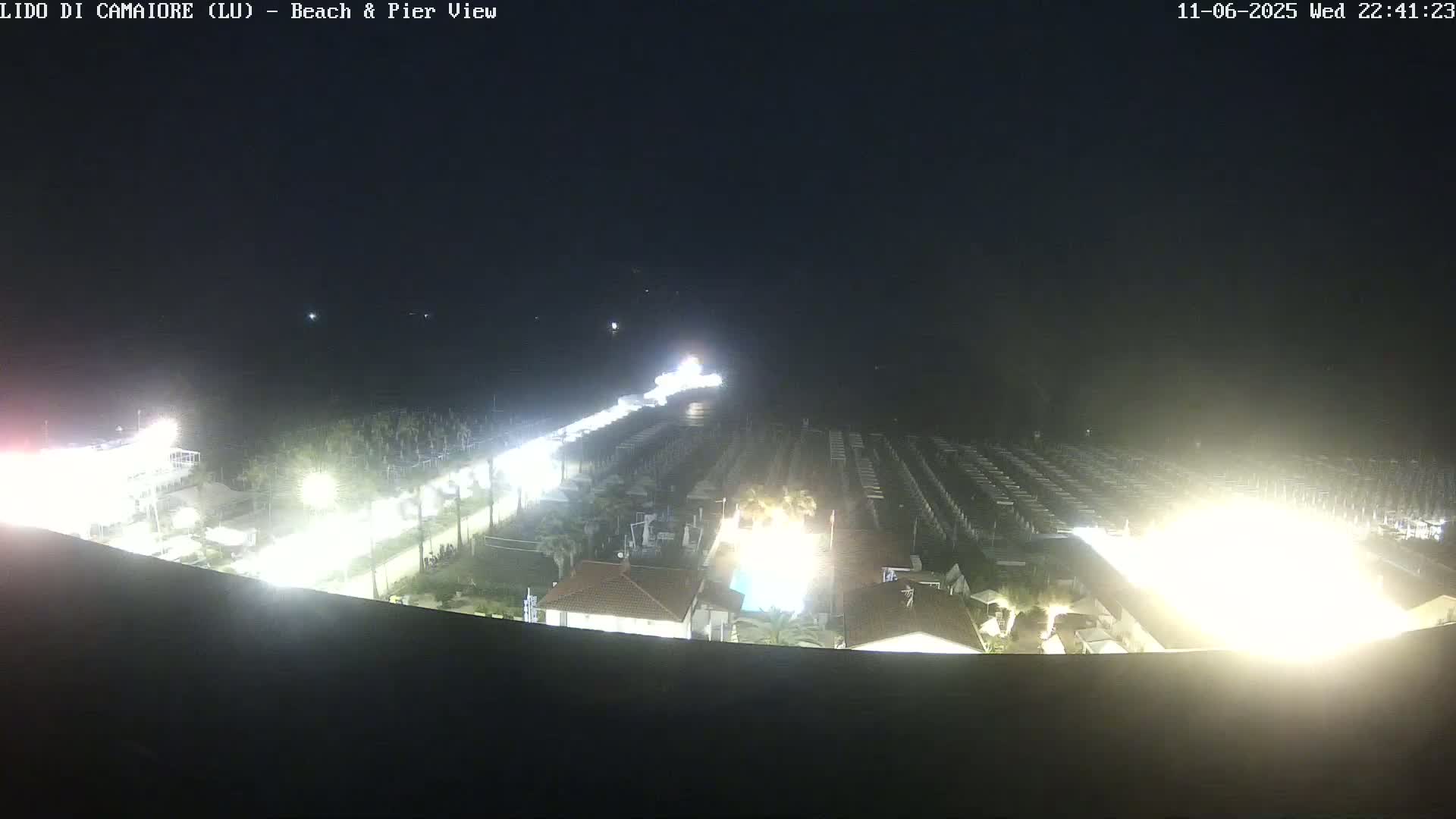 Versilia Beach , Lido di Camaiore Live Cam -  Lucca, Italy
