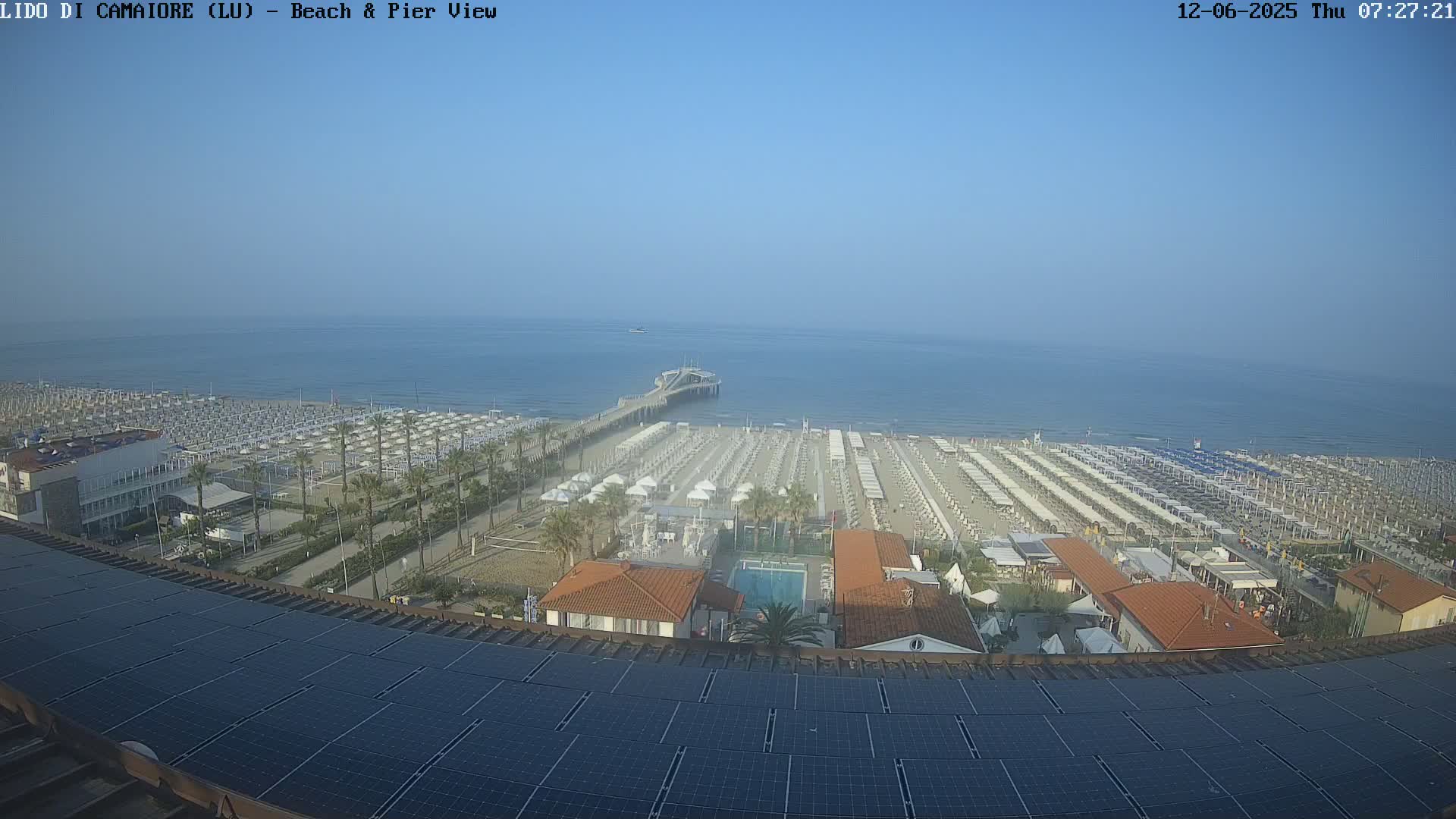 Versilia Beach , Lido di Camaiore Live Cam -  Lucca, Italy
