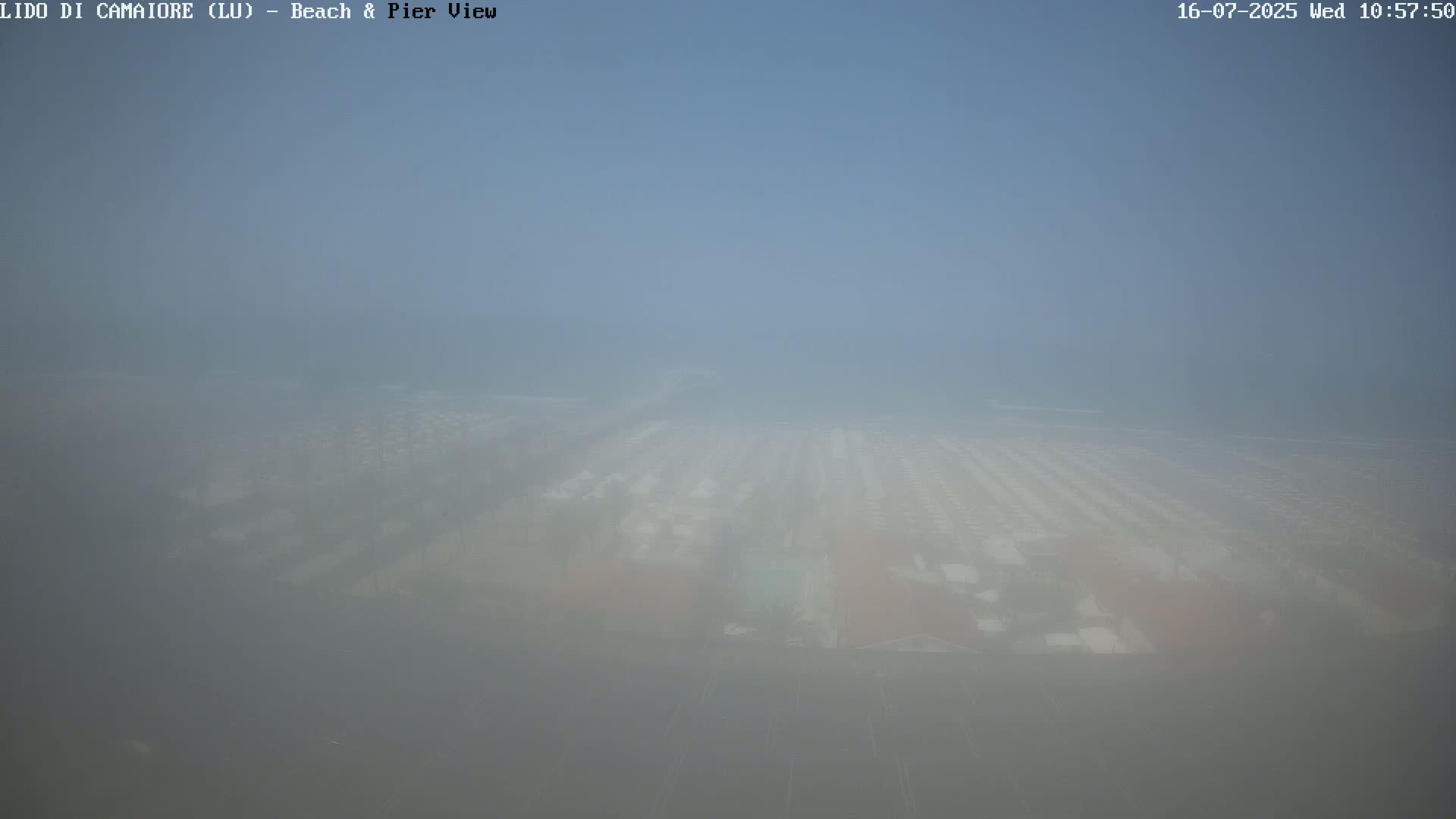 Versilia Beach , Lido di Camaiore Live Cam -  Lucca, Italy
