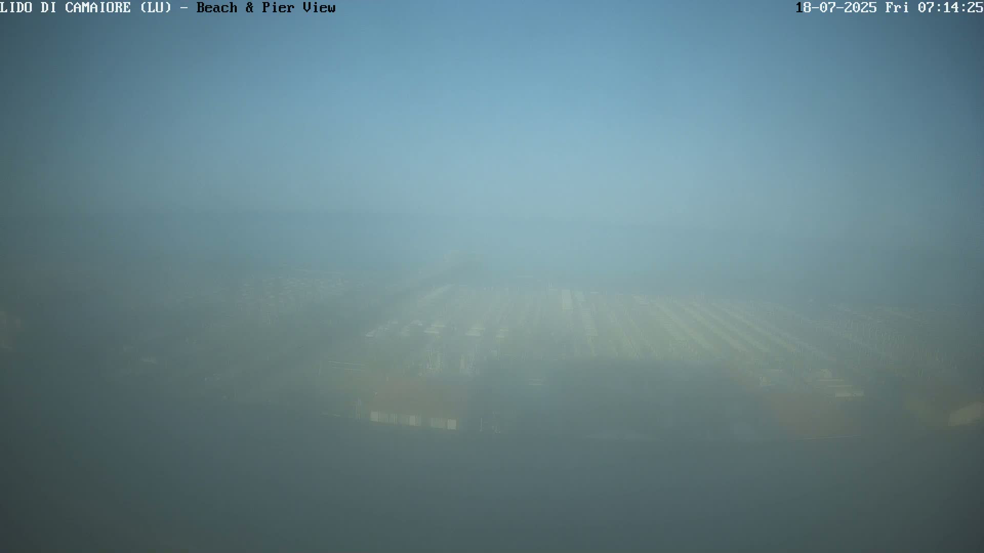 Versilia Beach , Lido di Camaiore Live Cam -  Lucca, Italy