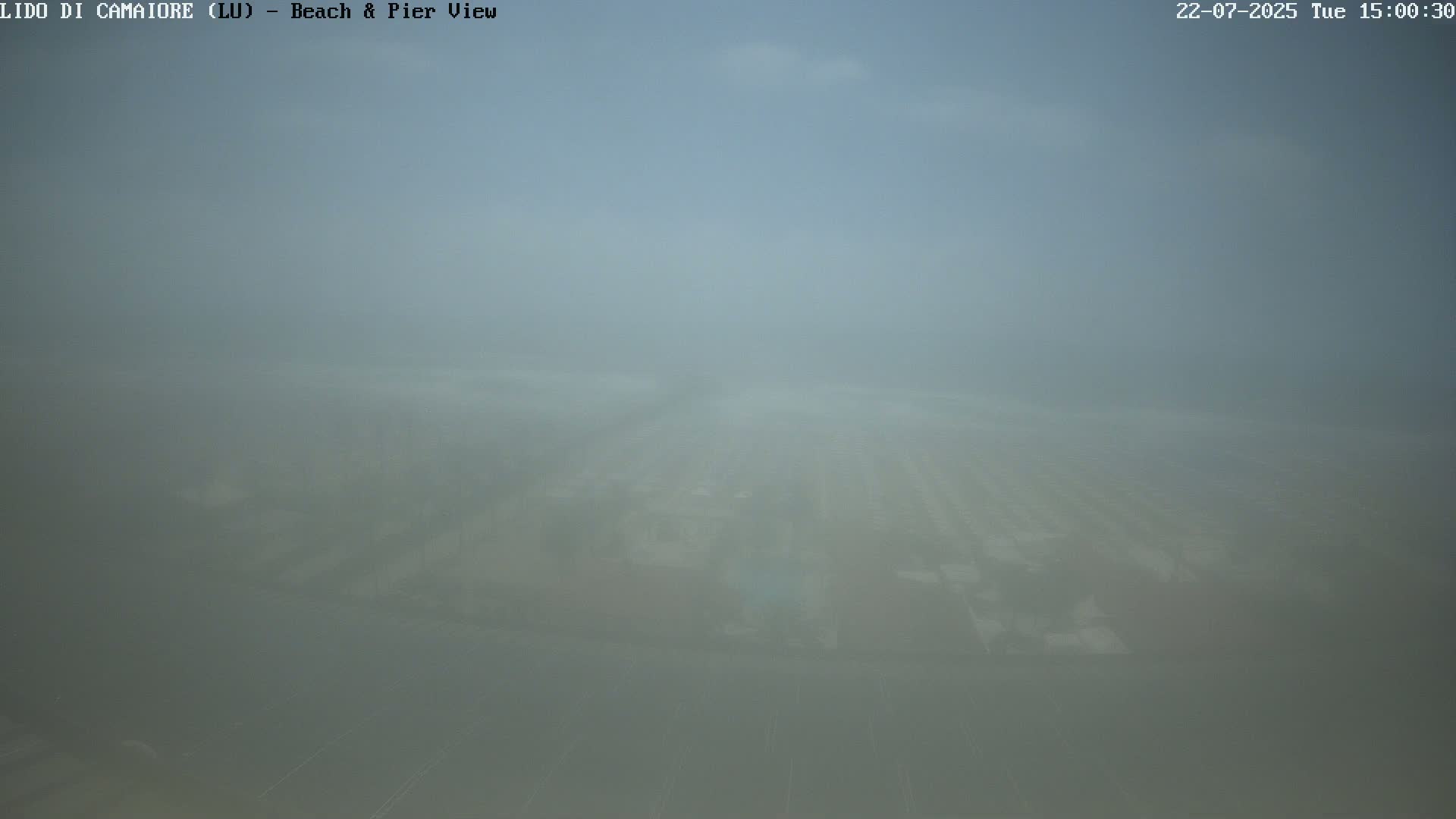 Versilia Beach , Lido di Camaiore Live Cam -  Lucca, Italy