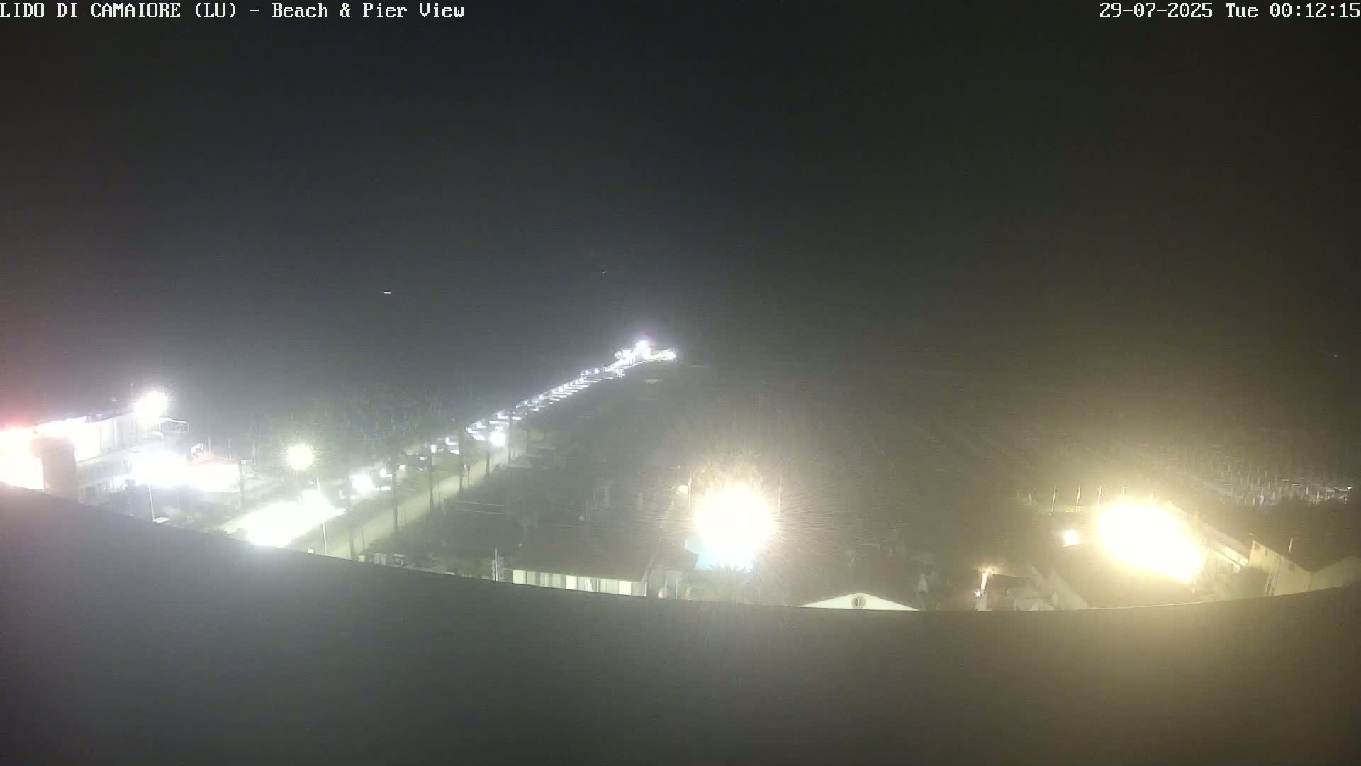 Versilia Beach , Lido di Camaiore Live Cam -  Lucca, Italy