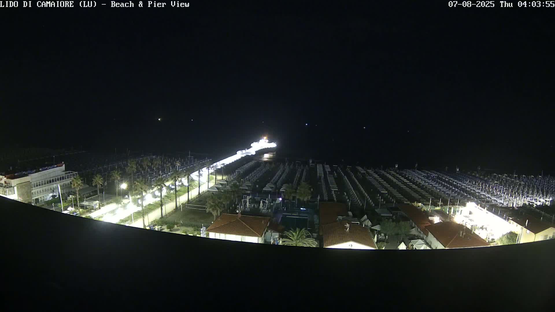Versilia Beach , Lido di Camaiore Live Cam -  Lucca, Italy