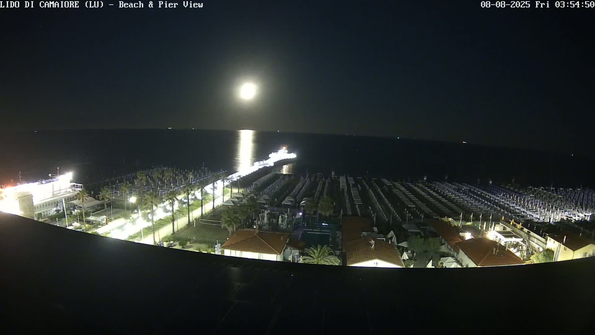 Versilia Beach , Lido di Camaiore Live Cam -  Lucca, Italy