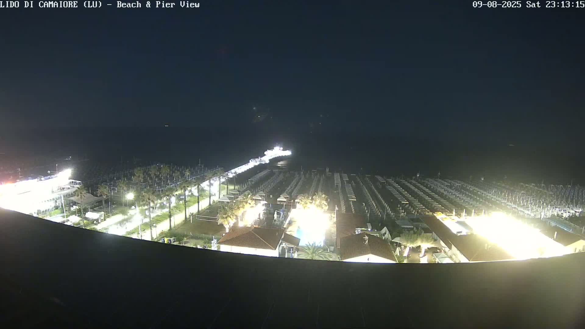 Versilia Beach , Lido di Camaiore Live Cam -  Lucca, Italy
