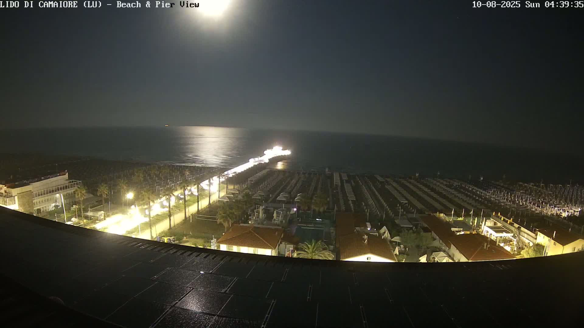 Versilia Beach , Lido di Camaiore Live Cam -  Lucca, Italy