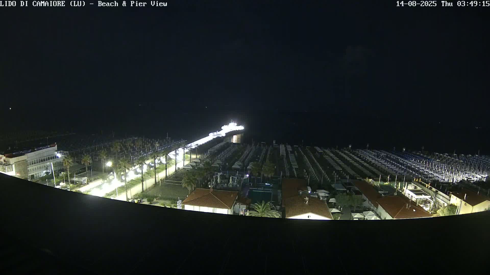 Versilia Beach , Lido di Camaiore Live Cam -  Lucca, Italy