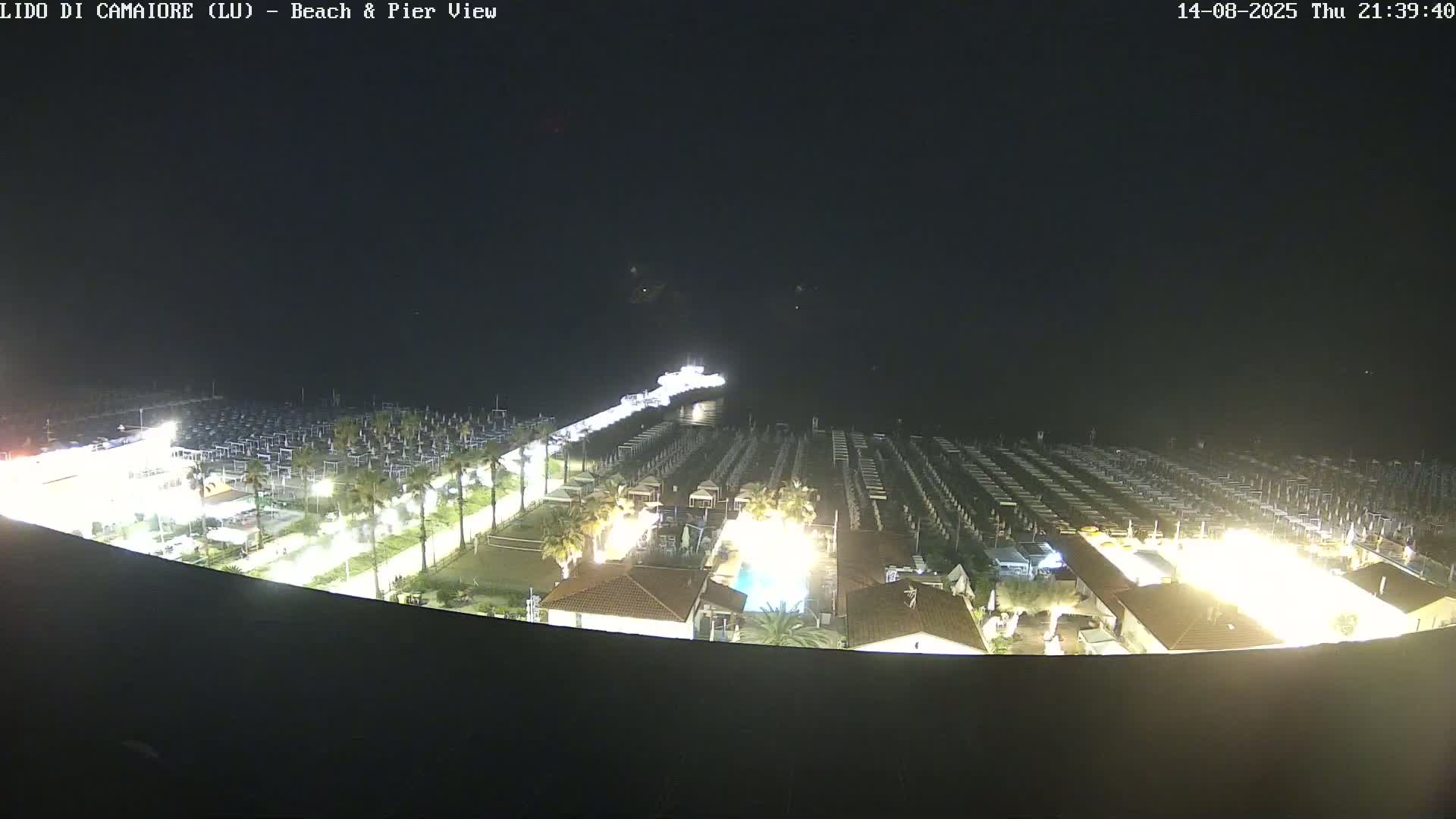 Versilia Beach , Lido di Camaiore Live Cam -  Lucca, Italy
