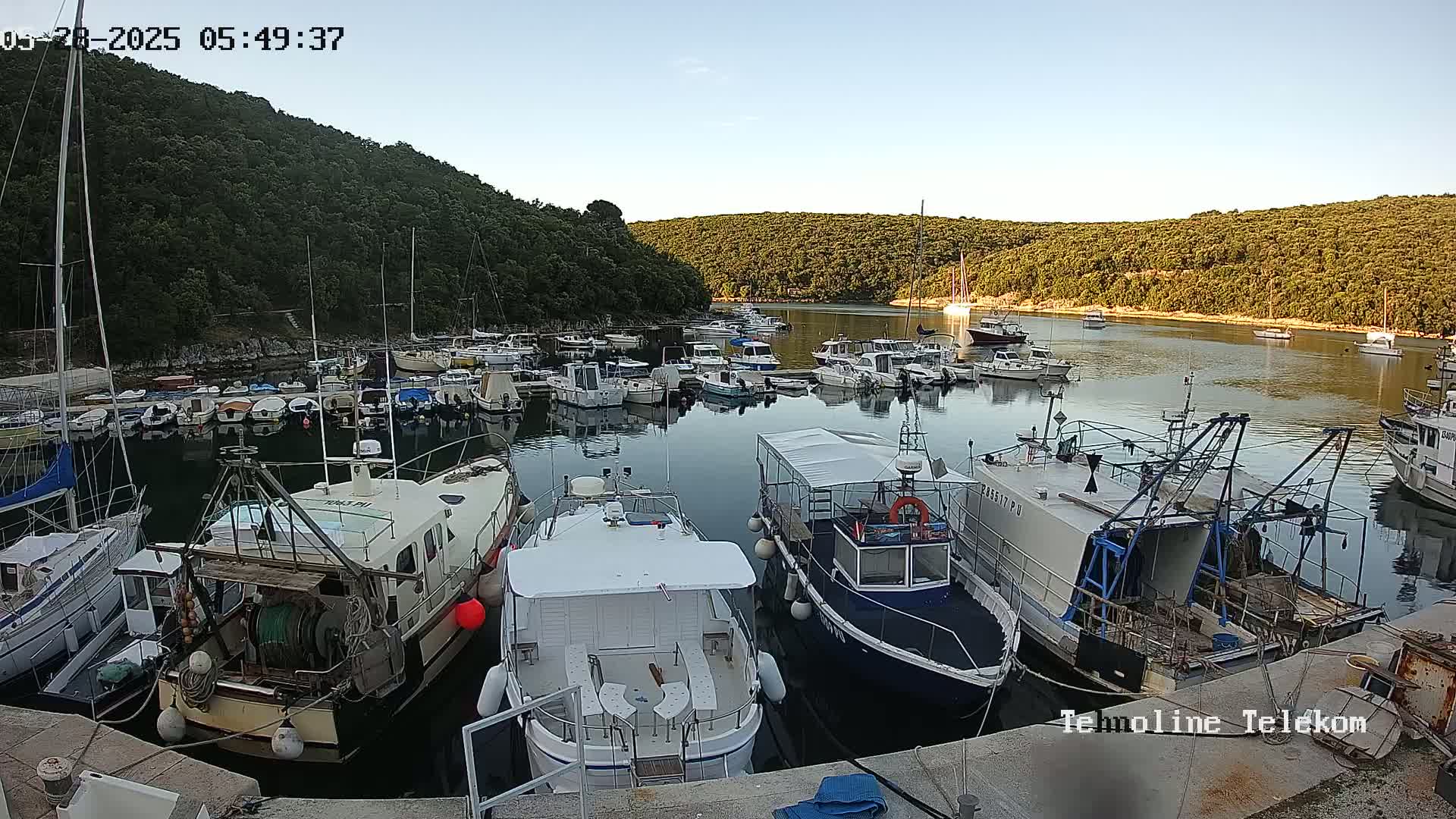 Krnica, Krnicki Porat Marine & Adriatic Coast Live Cam - Krnica, Opcina Marcana, Istria, Croatia