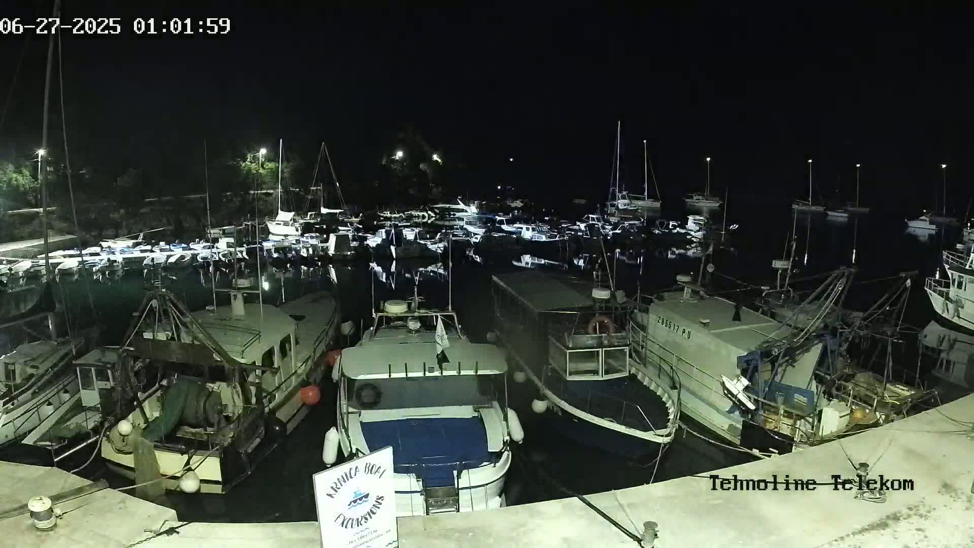 Krnica, Krnicki Porat Marine & Adriatic Coast Live Cam - Krnica, Opcina Marcana, Istria, Croatia