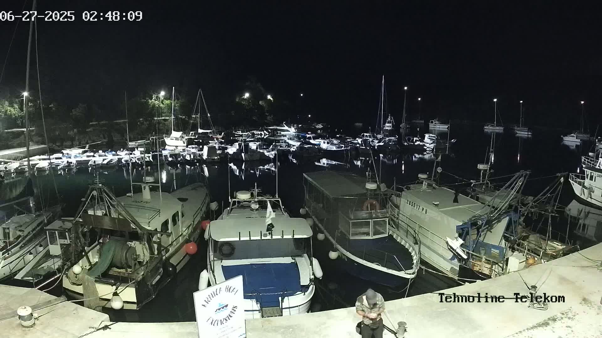Krnica, Krnicki Porat Marine & Adriatic Coast Live Cam - Krnica, Opcina Marcana, Istria, Croatia