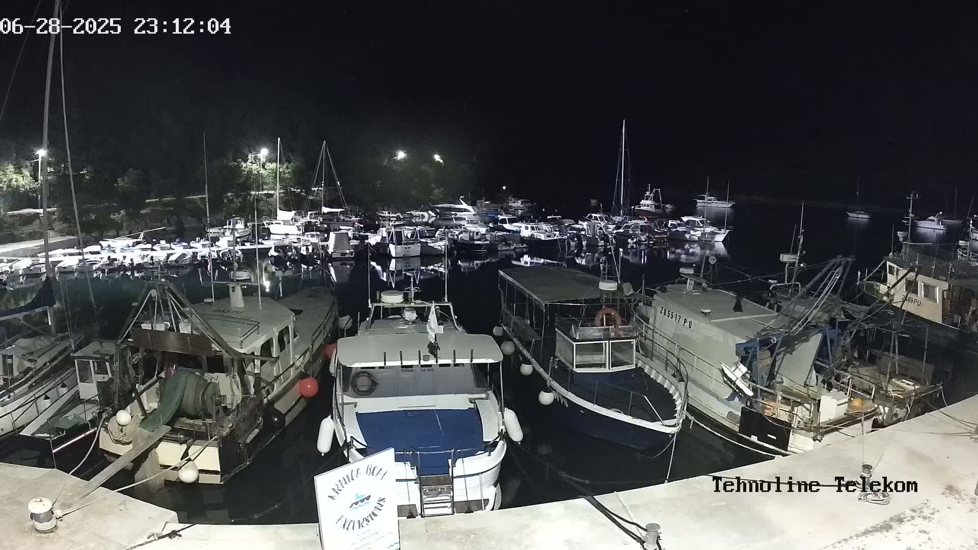 Krnica, Krnicki Porat Marine & Adriatic Coast Live Cam - Krnica, Opcina Marcana, Istria, Croatia