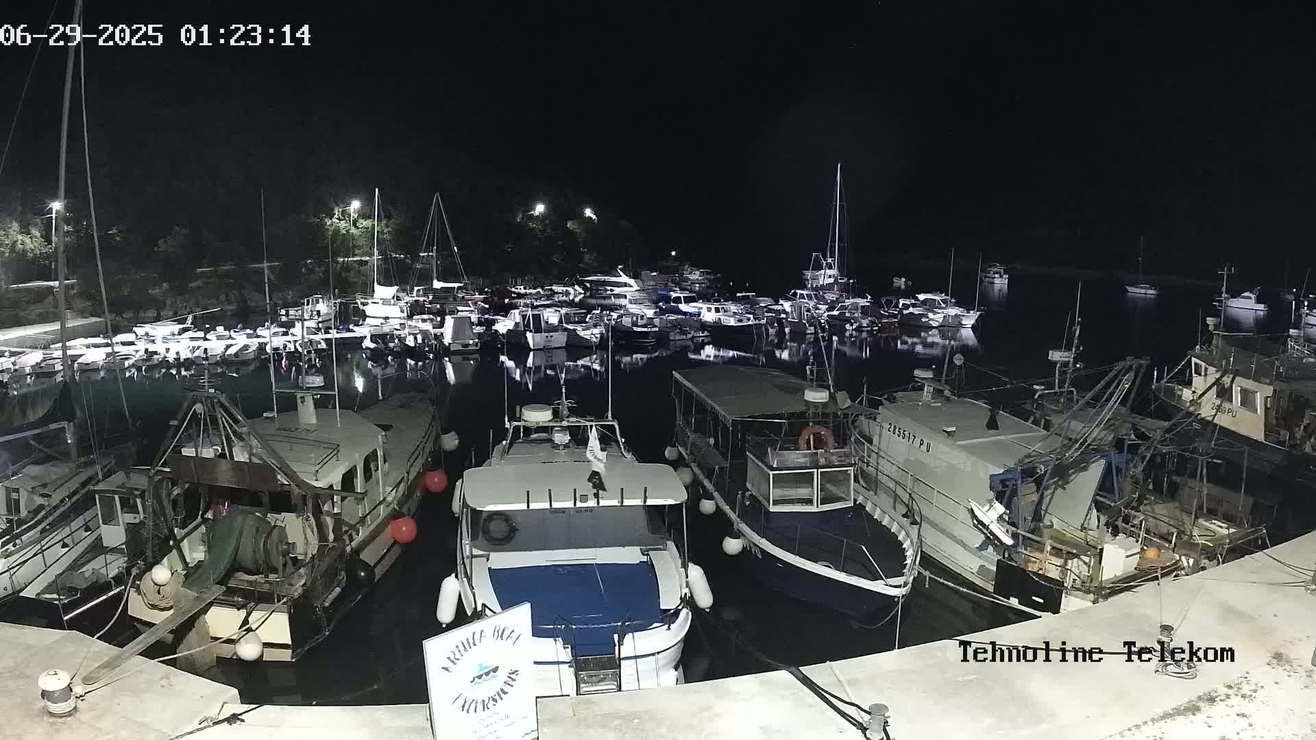 Krnica, Krnicki Porat Marine & Adriatic Coast Live Cam - Krnica, Opcina Marcana, Istria, Croatia