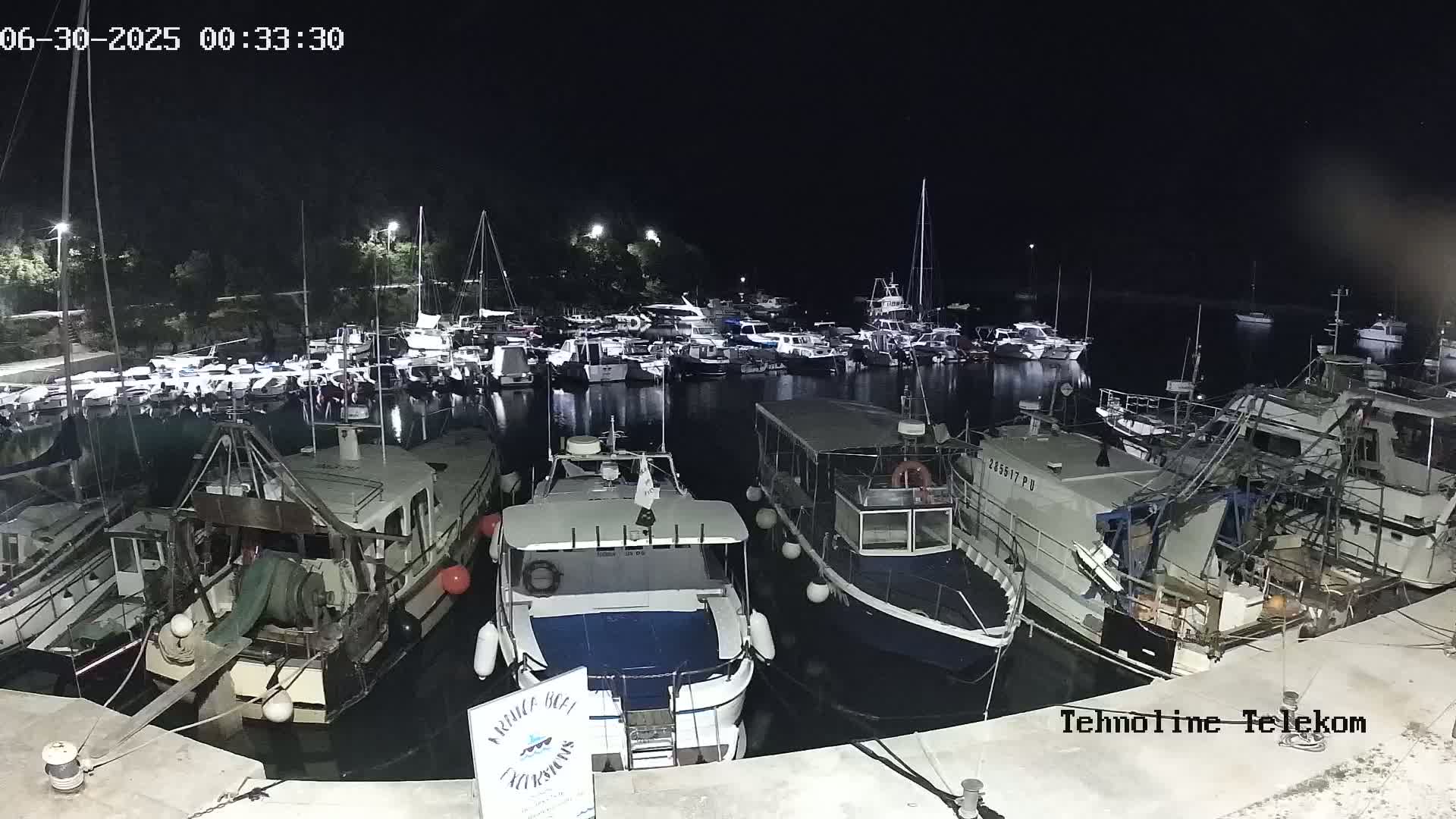 Krnica, Krnicki Porat Marine & Adriatic Coast Live Cam - Krnica, Opcina Marcana, Istria, Croatia