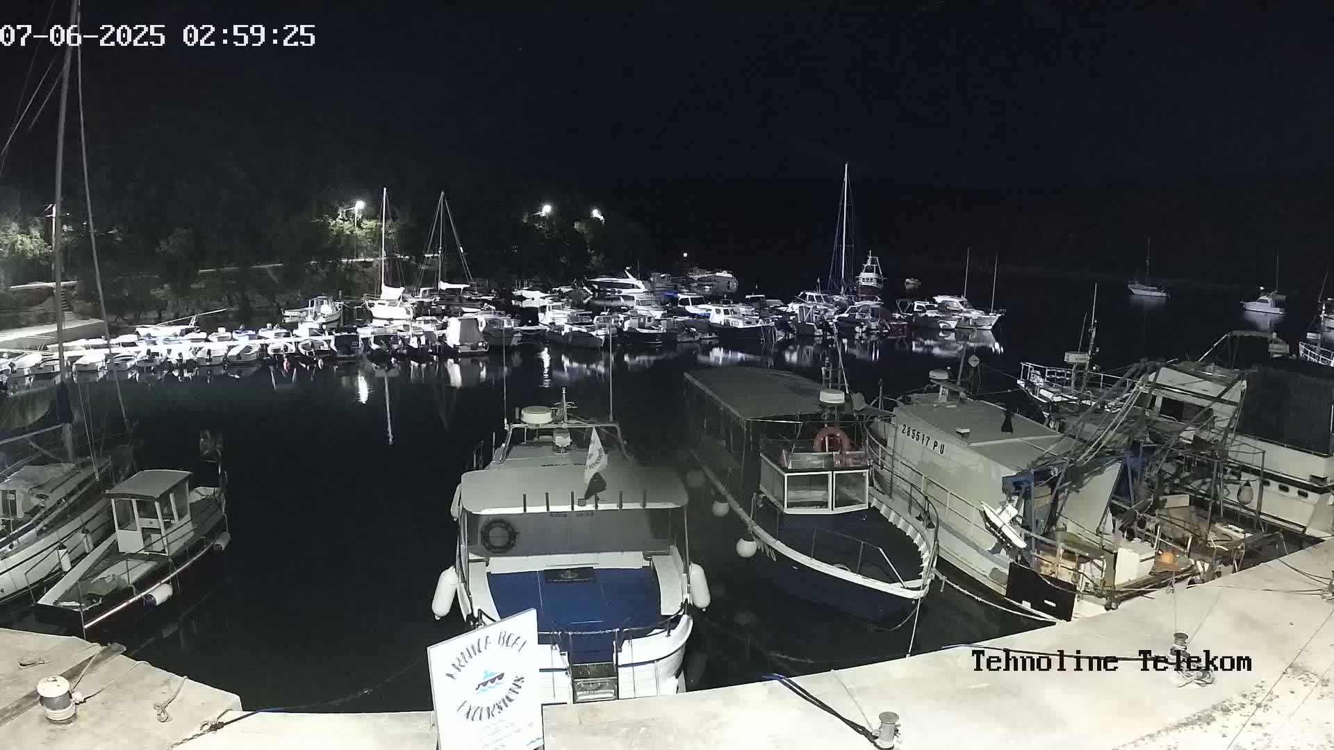 Krnica, Krnicki Porat Marine & Adriatic Coast Live Cam - Krnica, Opcina Marcana, Istria, Croatia