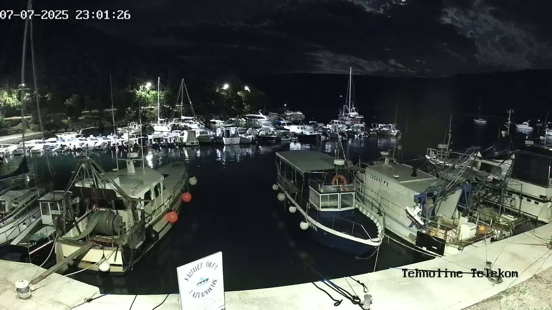 Krnica, Krnicki Porat Marine & Adriatic Coast Live Cam - Krnica, Opcina Marcana, Istria, Croatia