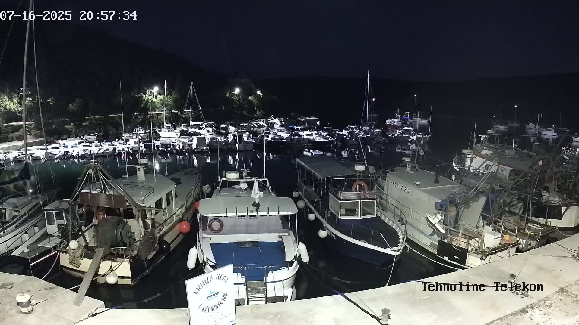 Krnica, Krnicki Porat Marine & Adriatic Coast Live Cam - Krnica, Opcina Marcana, Istria, Croatia
