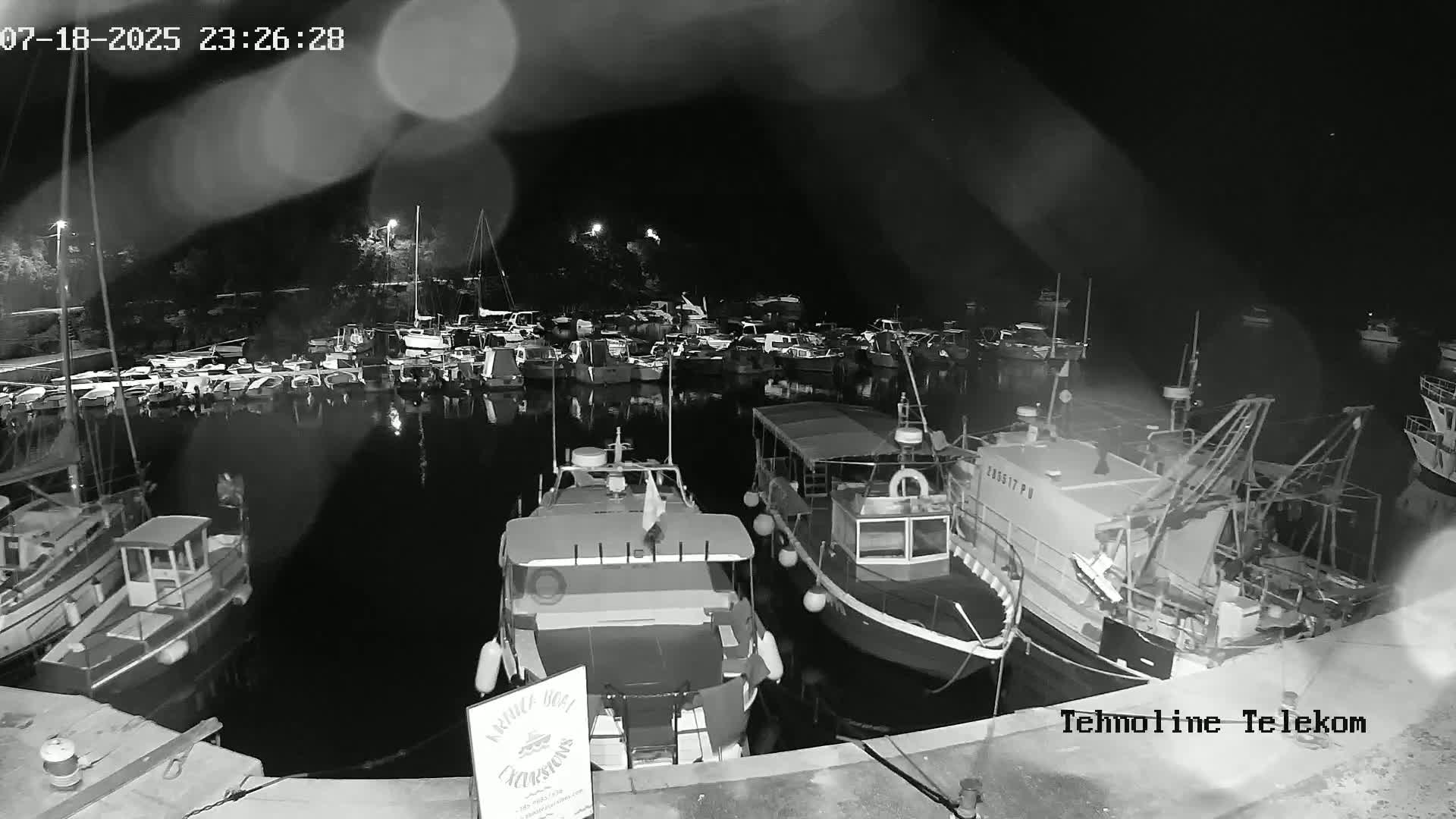 Krnica, Krnicki Porat Marine & Adriatic Coast Live Cam - Krnica, Opcina Marcana, Istria, Croatia