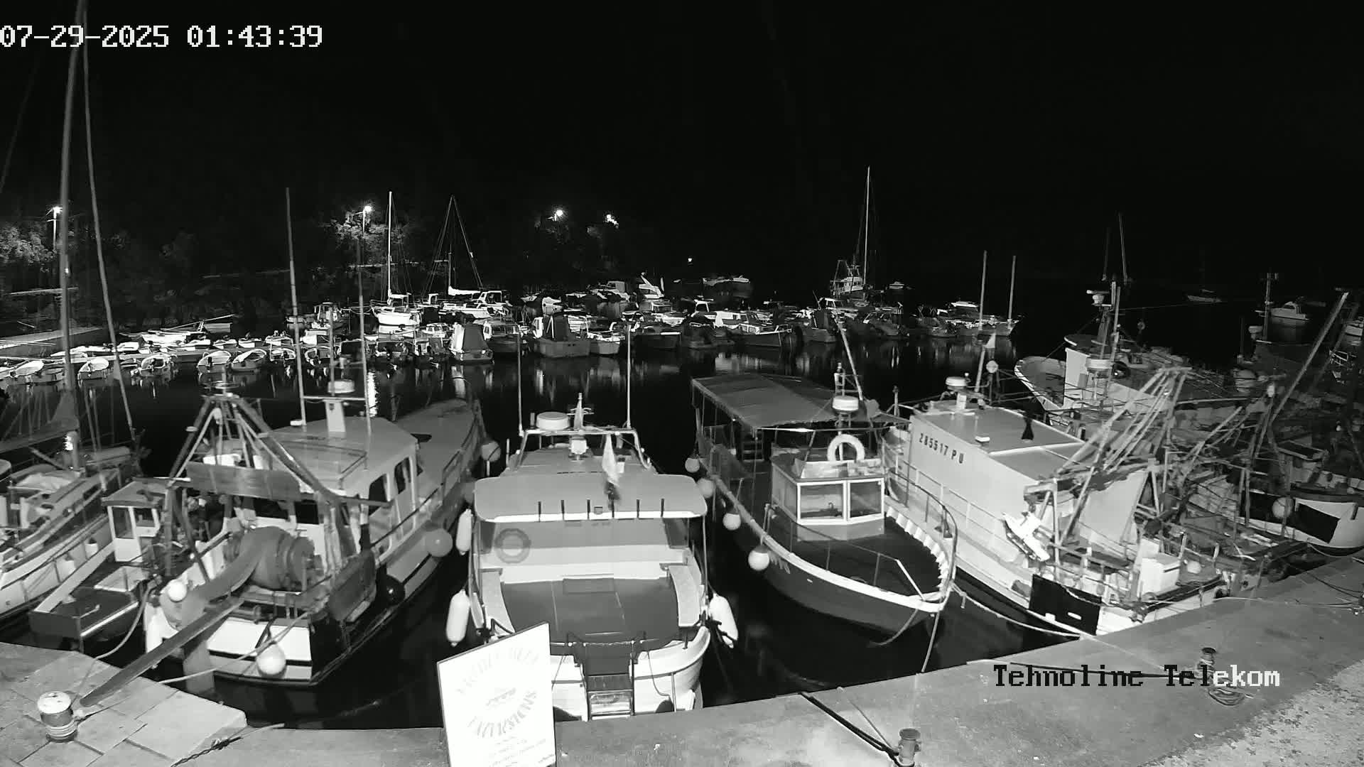 Krnica, Krnicki Porat Marine & Adriatic Coast Live Cam - Krnica, Opcina Marcana, Istria, Croatia