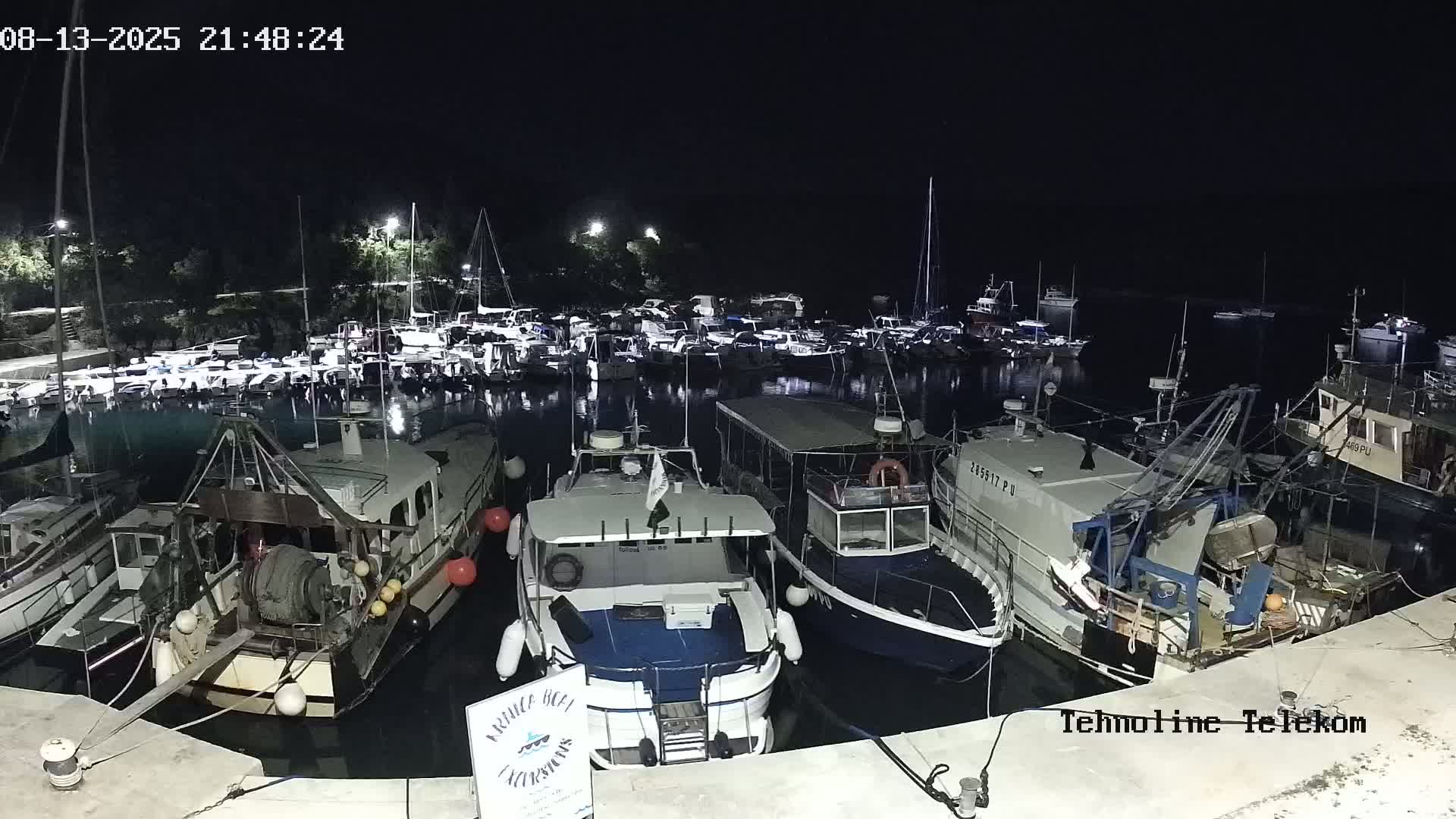 Krnica, Krnicki Porat Marine & Adriatic Coast Live Cam - Krnica, Opcina Marcana, Istria, Croatia