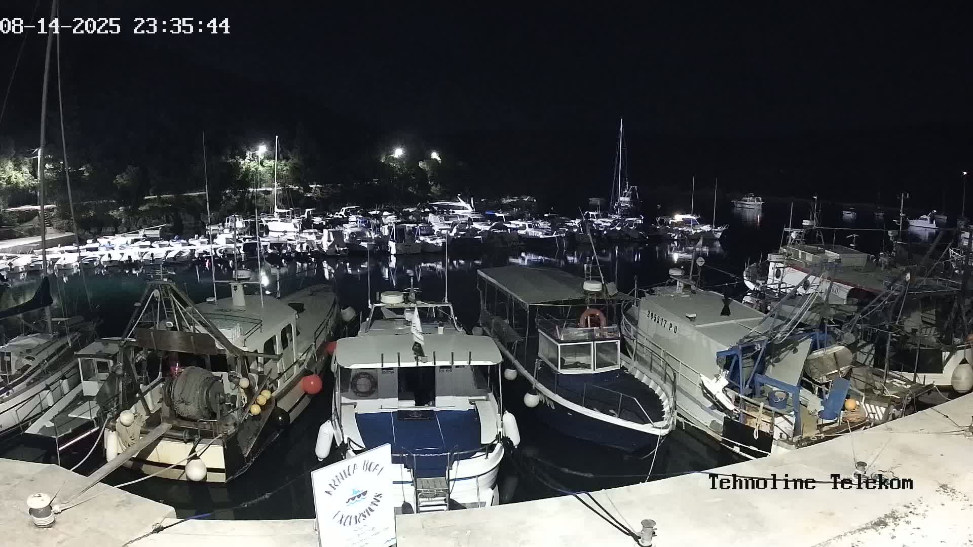 Krnica, Krnicki Porat Marine & Adriatic Coast Live Cam - Krnica, Opcina Marcana, Istria, Croatia