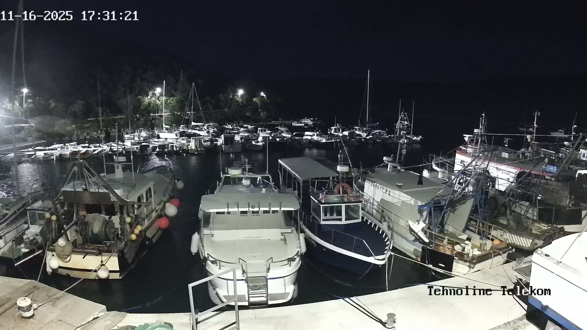 Krnica, Krnicki Porat Marine & Adriatic Coast Live Cam - Krnica, Opcina Marcana, Istria, Croatia