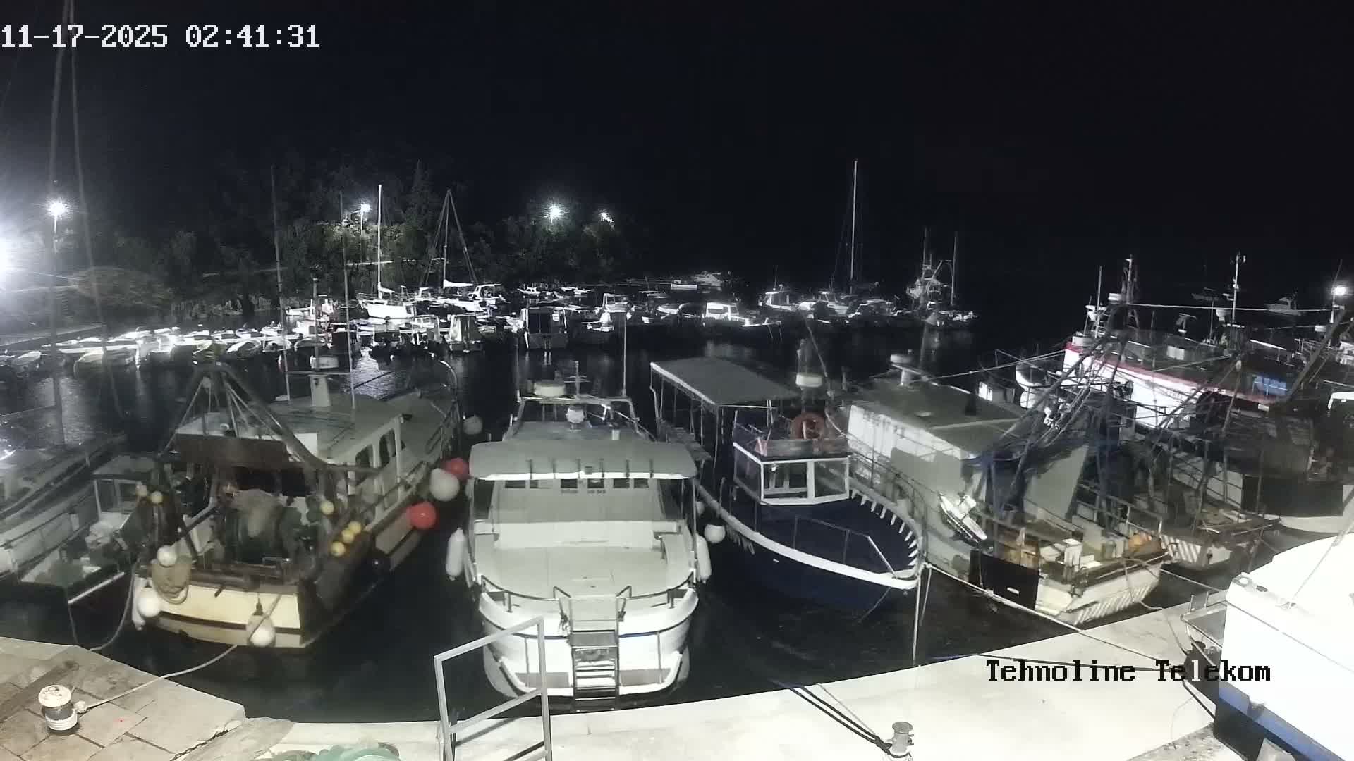 Krnica, Krnicki Porat Marine & Adriatic Coast Live Cam - Krnica, Opcina Marcana, Istria, Croatia