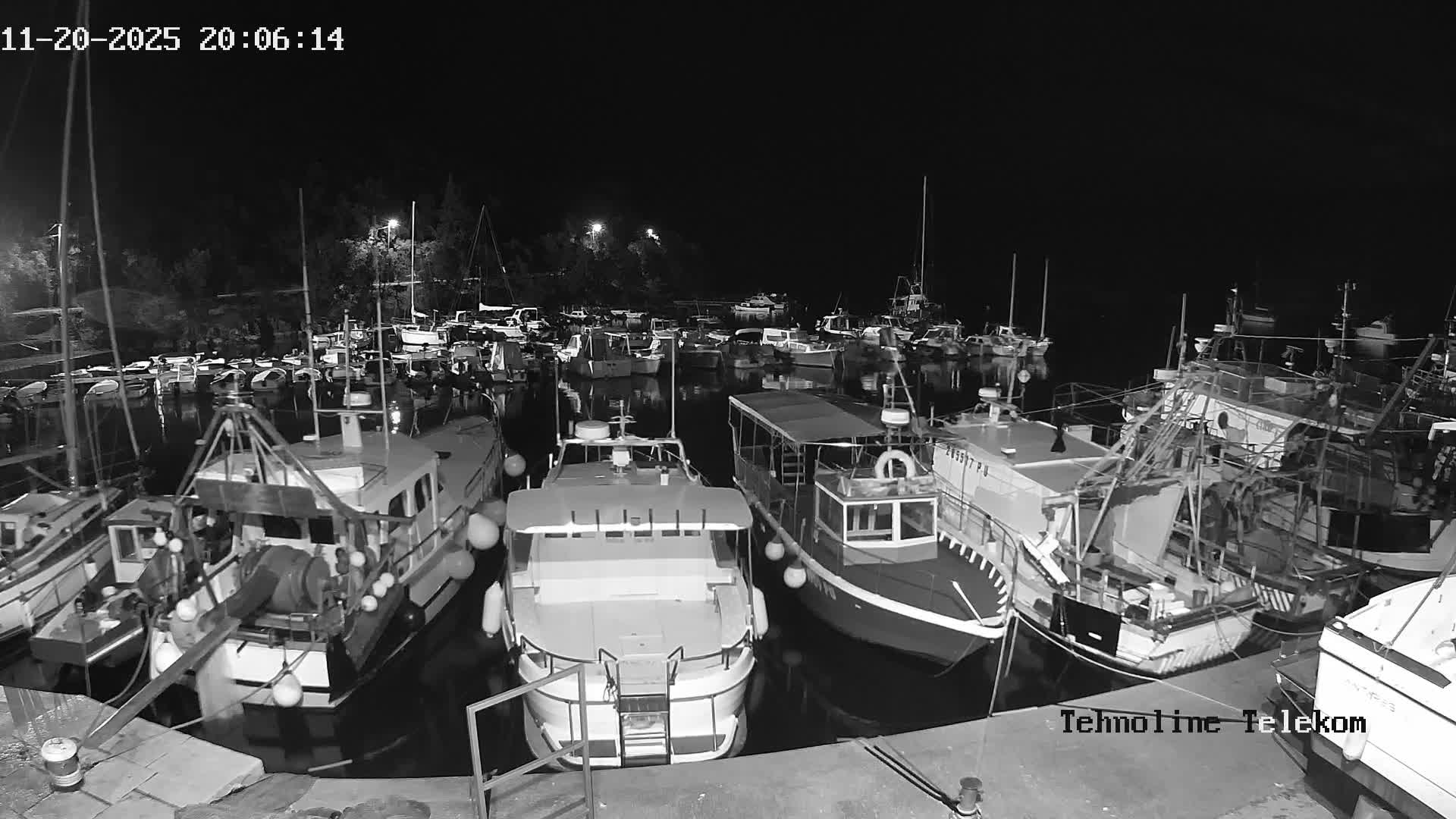 Krnica, Krnicki Porat Marine & Adriatic Coast Live Cam - Krnica, Opcina Marcana, Istria, Croatia