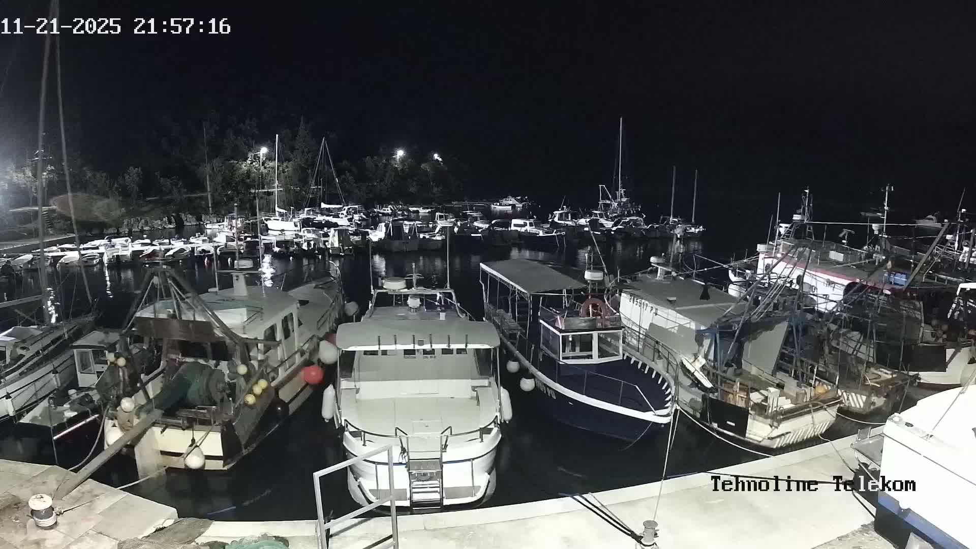 Krnica, Krnicki Porat Marine & Adriatic Coast Live Cam - Krnica, Opcina Marcana, Istria, Croatia