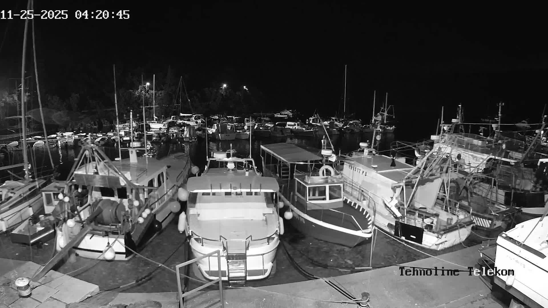 Krnica, Krnicki Porat Marine & Adriatic Coast Live Cam - Krnica, Opcina Marcana, Istria, Croatia