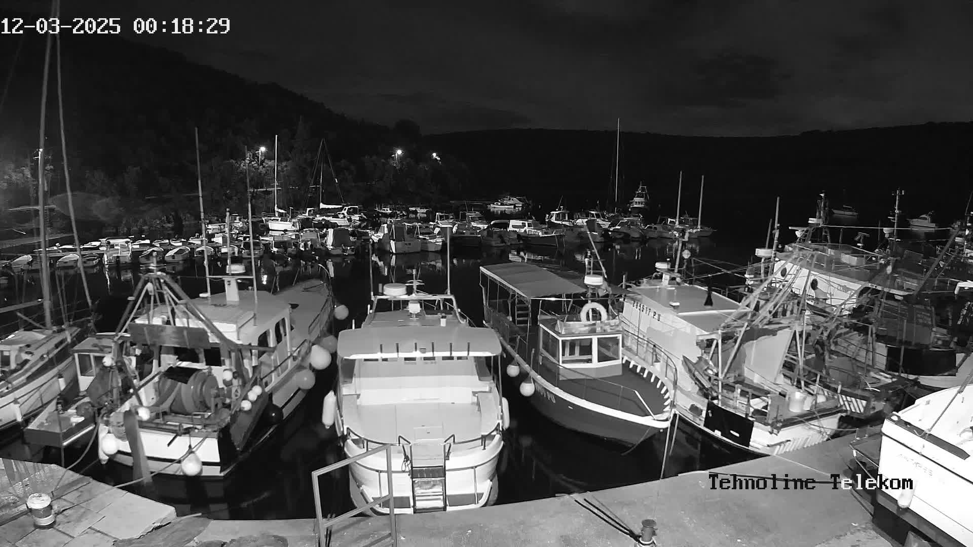 Krnica, Krnicki Porat Marine & Adriatic Coast Live Cam - Krnica, Opcina Marcana, Istria, Croatia