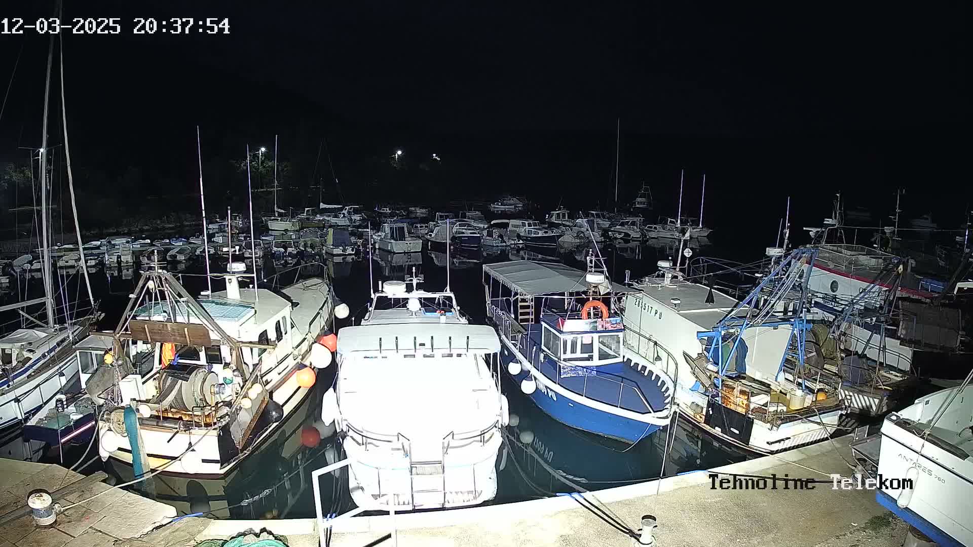 Krnica, Krnicki Porat Marine & Adriatic Coast Live Cam - Krnica, Opcina Marcana, Istria, Croatia