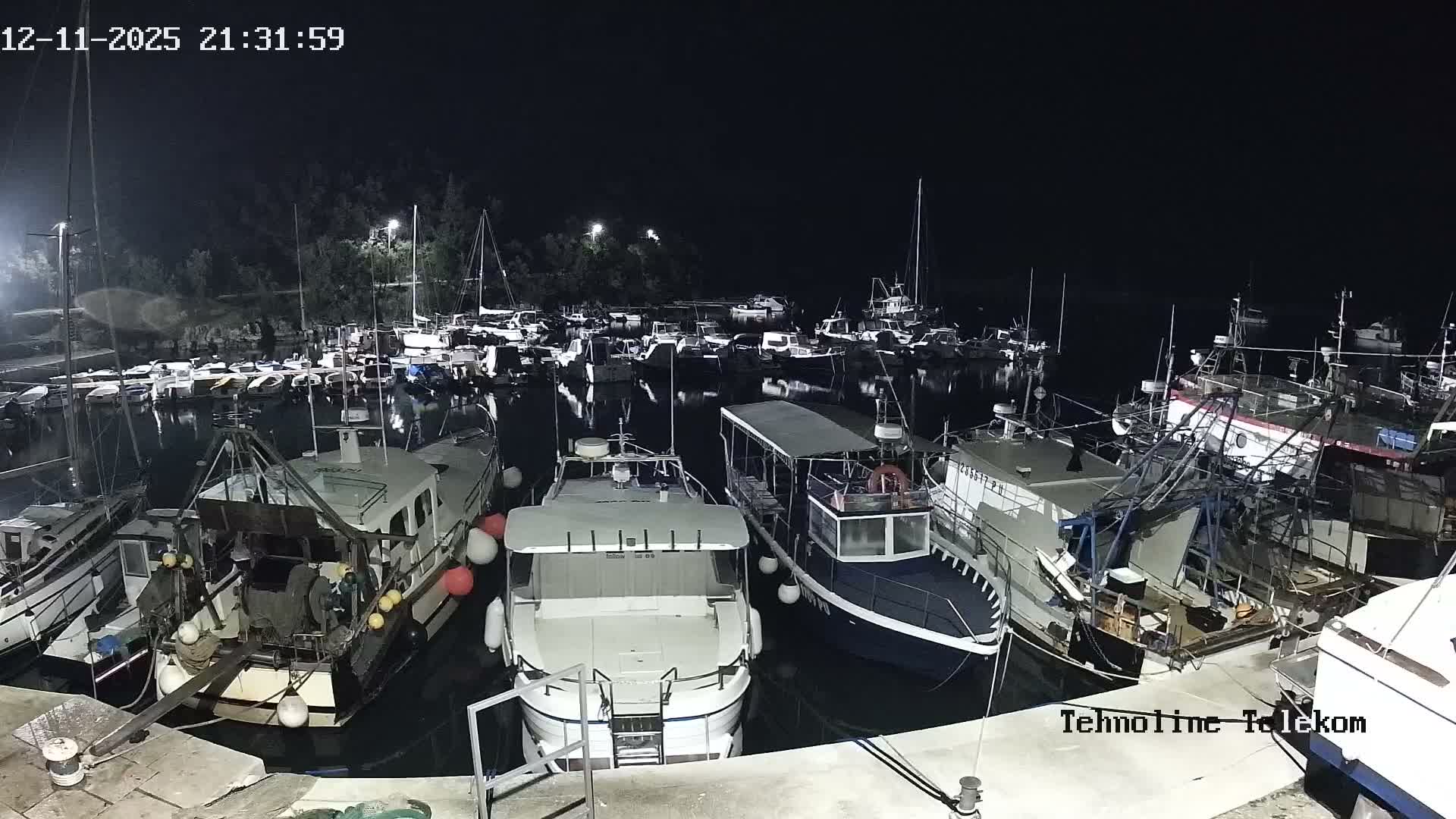 Krnica, Krnicki Porat Marine & Adriatic Coast Live Cam - Krnica, Opcina Marcana, Istria, Croatia