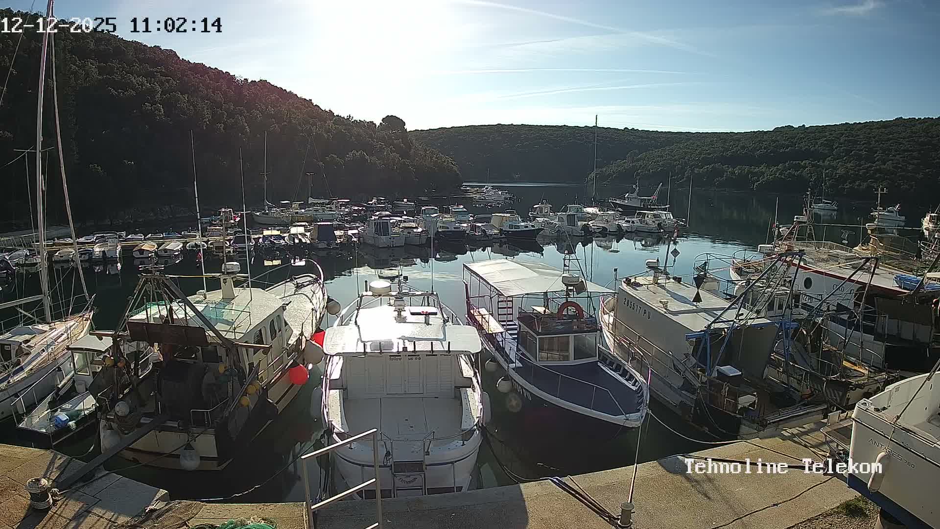 Krnica, Krnicki Porat Marine & Adriatic Coast Live Cam - Krnica, Opcina Marcana, Istria, Croatia