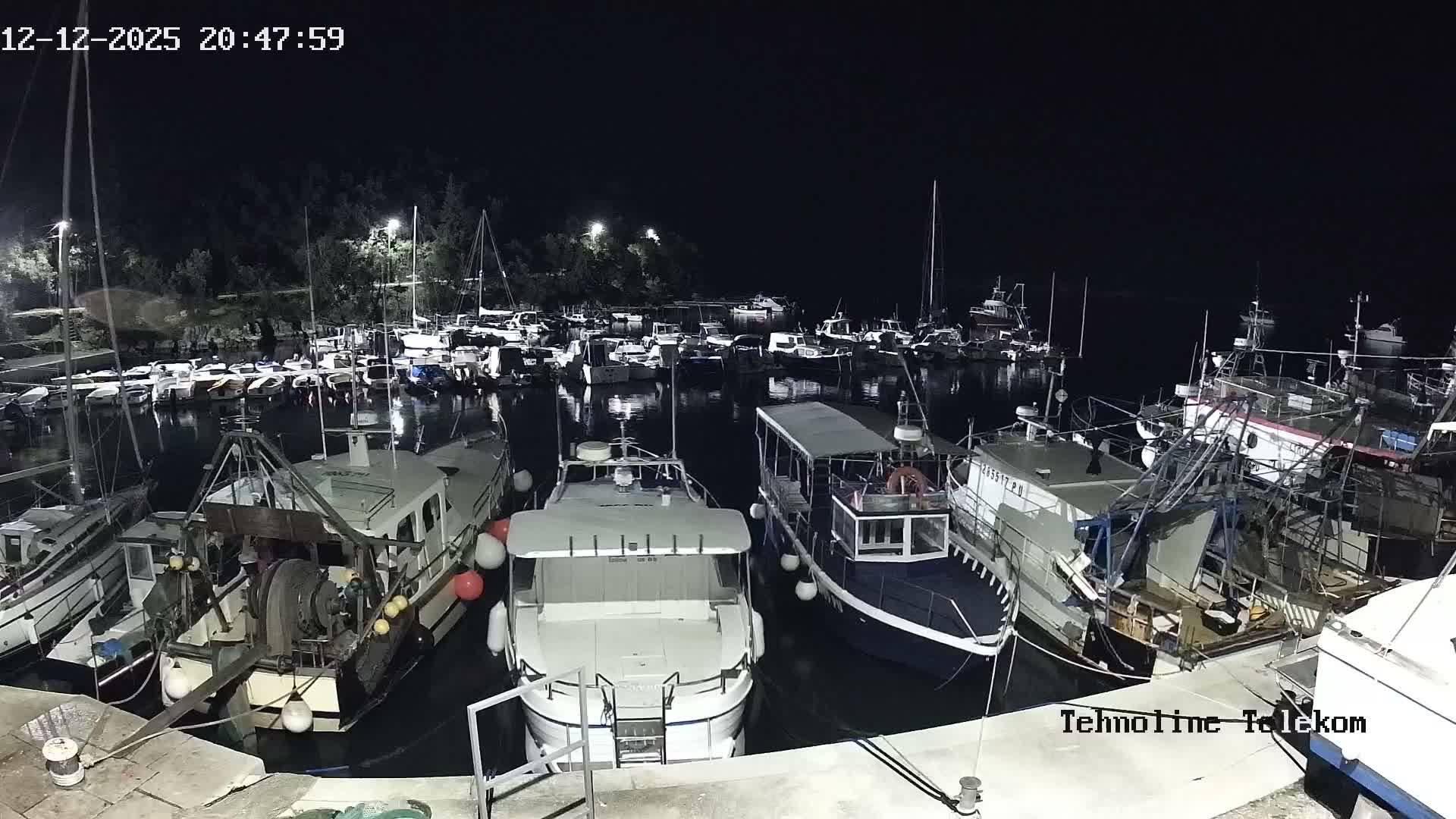 Krnica, Krnicki Porat Marine & Adriatic Coast Live Cam - Krnica, Opcina Marcana, Istria, Croatia