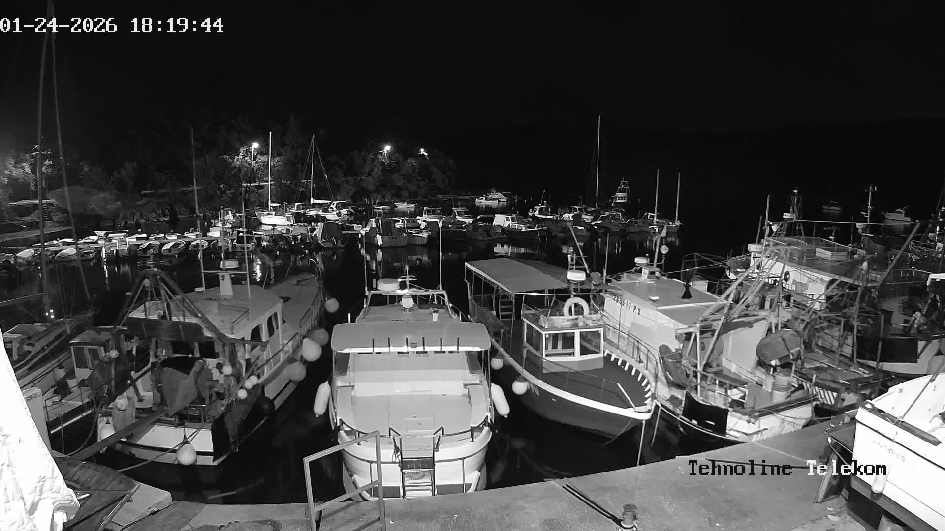Krnica, Krnicki Porat Marine & Adriatic Coast Live Cam - Krnica, Opcina Marcana, Istria, Croatia