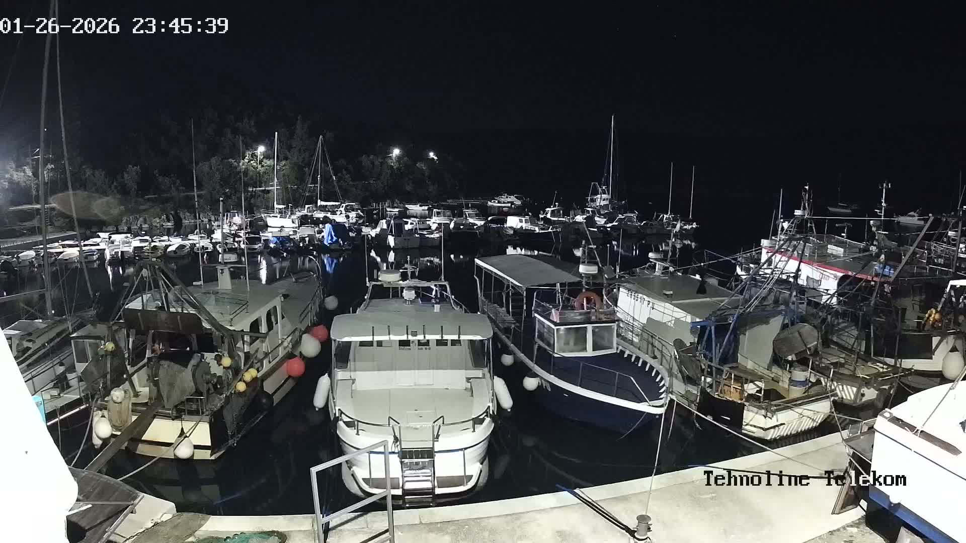 Krnica, Krnicki Porat Marine & Adriatic Coast Live Cam - Krnica, Opcina Marcana, Istria, Croatia