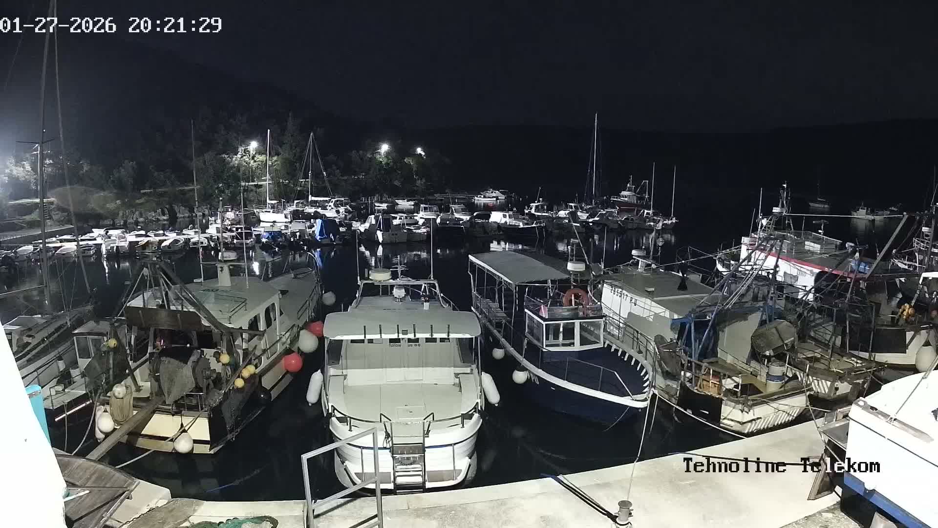 Krnica, Krnicki Porat Marine & Adriatic Coast Live Cam - Krnica, Opcina Marcana, Istria, Croatia
