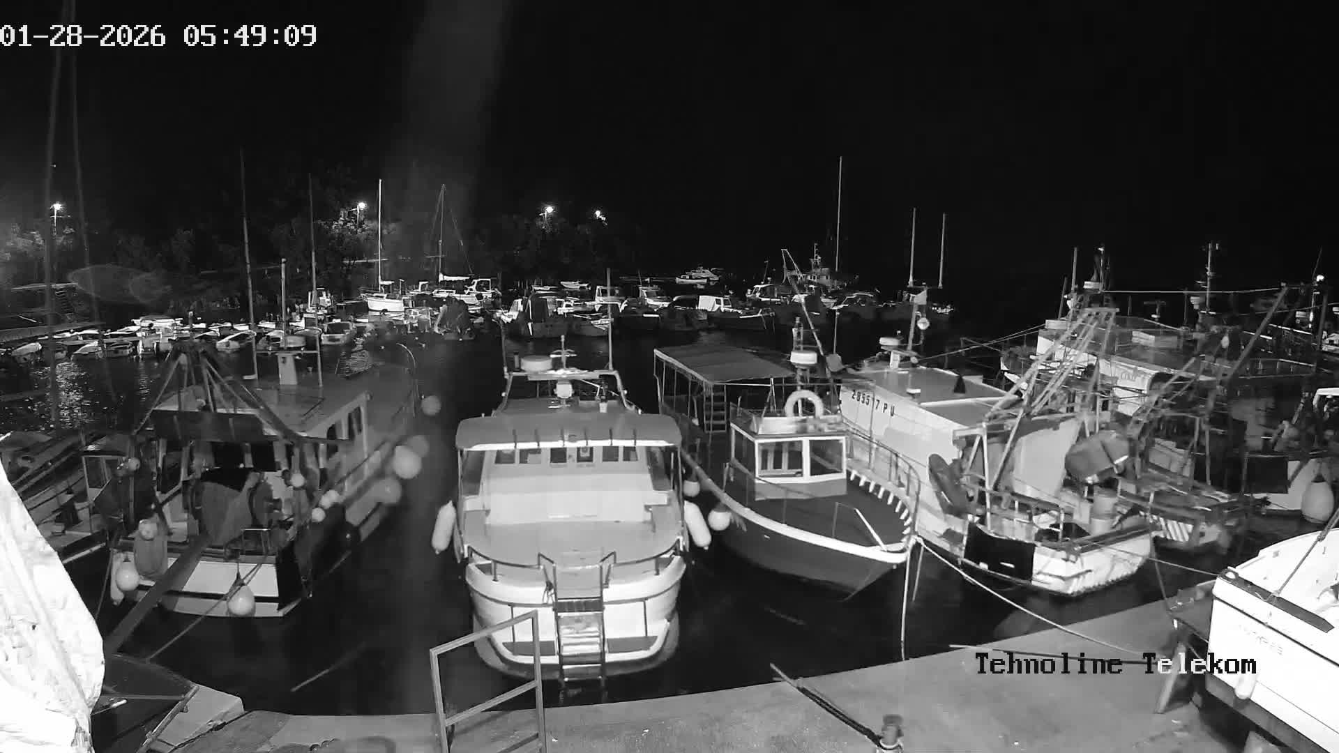 Krnica, Krnicki Porat Marine & Adriatic Coast Live Cam - Krnica, Opcina Marcana, Istria, Croatia
