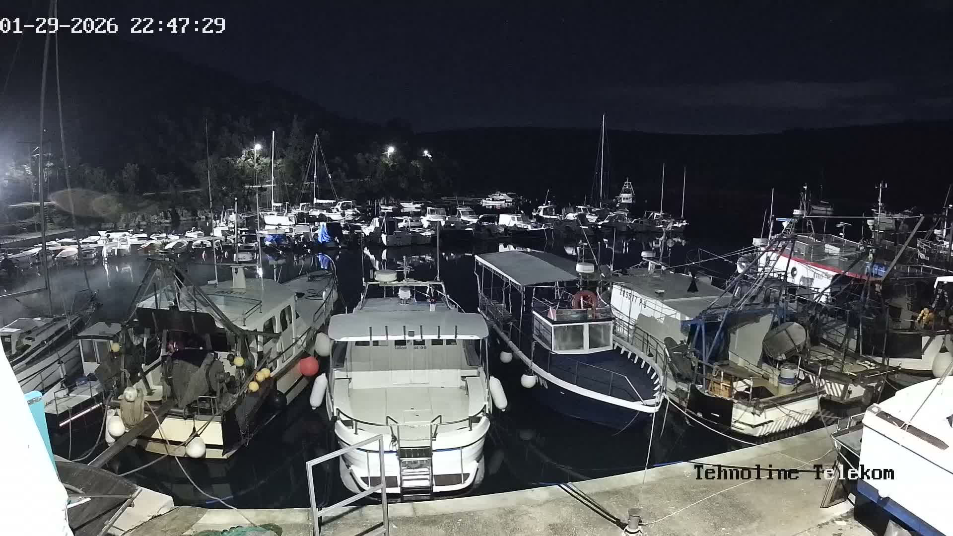 Krnica, Krnicki Porat Marine & Adriatic Coast Live Cam - Krnica, Opcina Marcana, Istria, Croatia