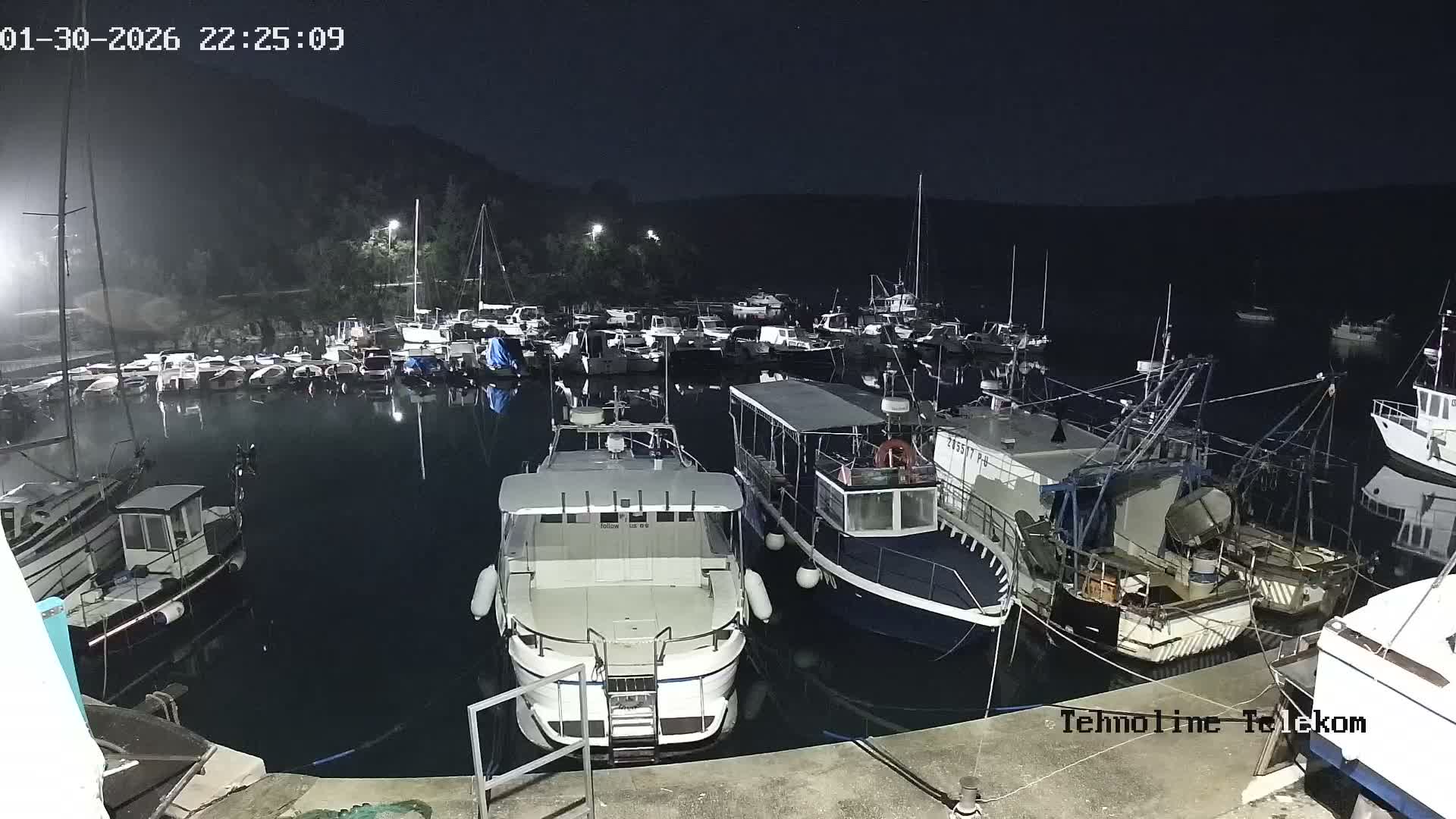 Krnica, Krnicki Porat Marine & Adriatic Coast Live Cam - Krnica, Opcina Marcana, Istria, Croatia